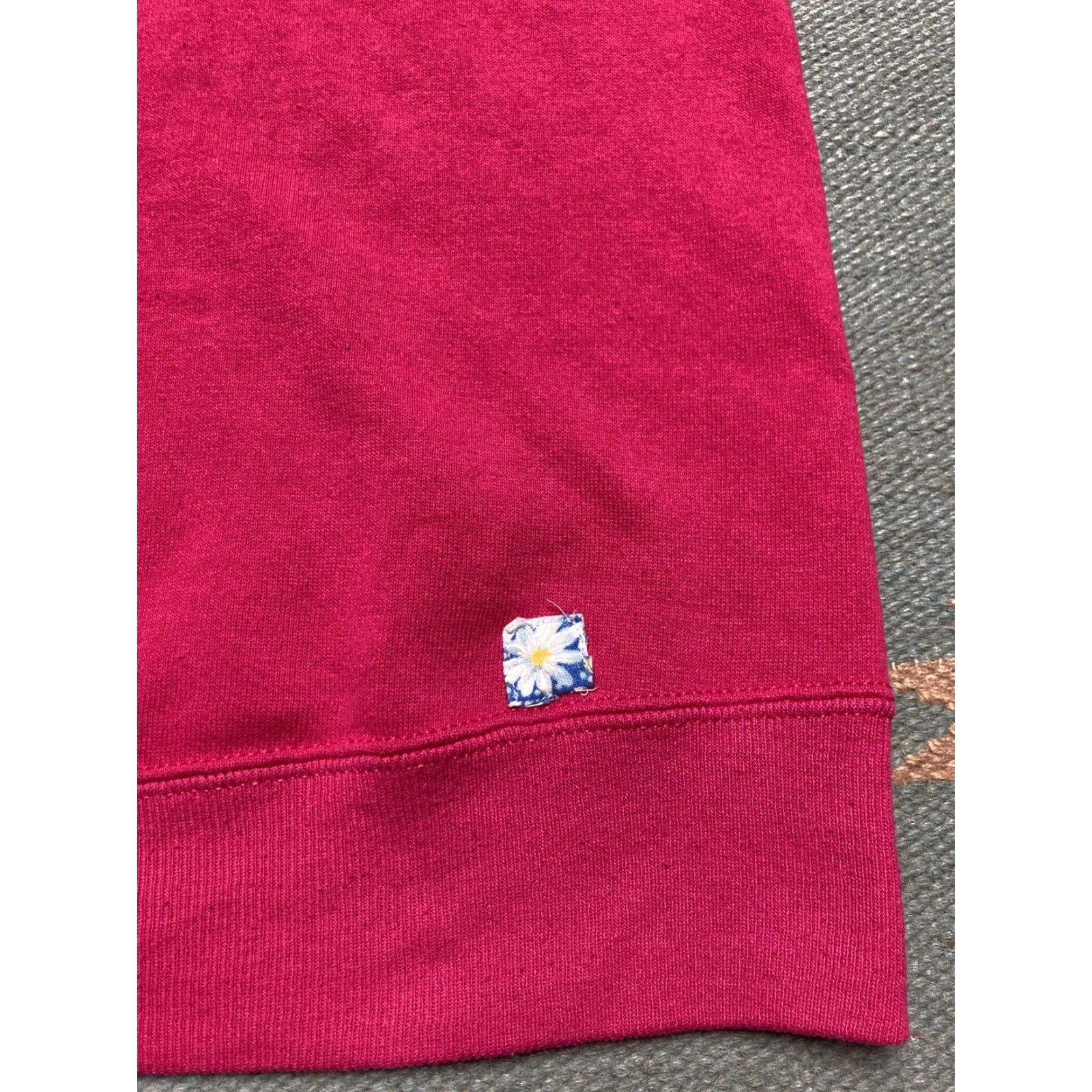 Jerzees VINTAGE Jerzees Sweatshirt Crewneck Patchwork Flowers Handmade Raglan USA Large Size US L / EU 52-54 / 3 - 3 Thumbnail
