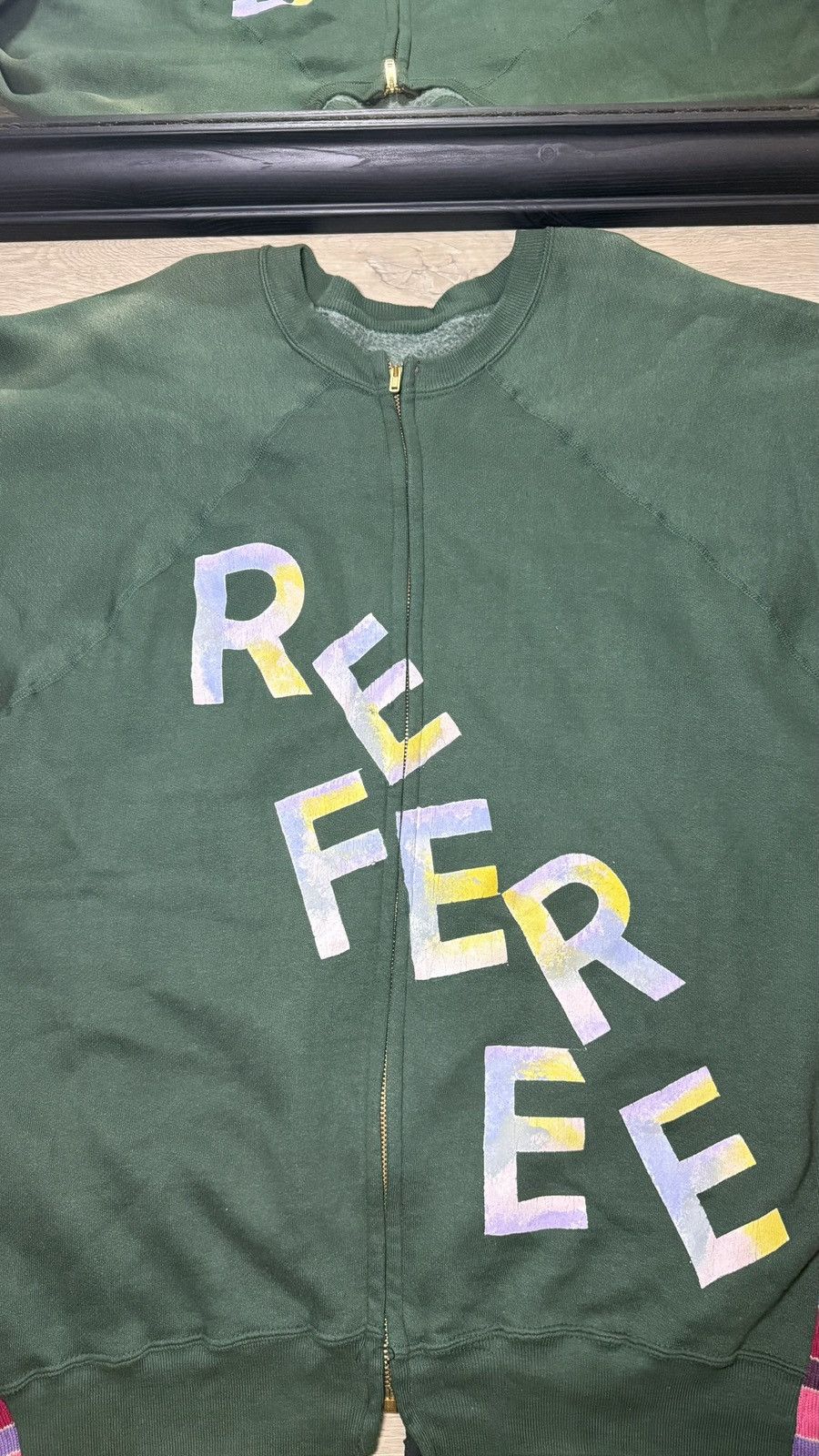 Other Vintage 1980s Referee Custom Zip Up SpellOut Sweatshirt Size US XXL / EU 58 / 5 - 6 Thumbnail