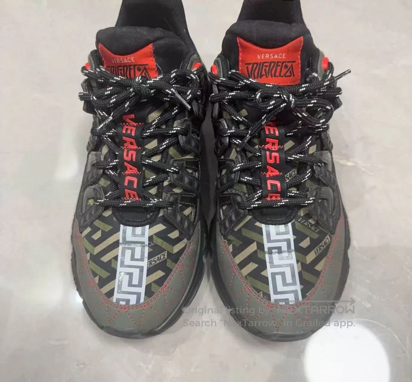Japanese Brand Versace Men's Athletic Casual Shoes. Size US 8 / EU 41 - 2 Thumbnail