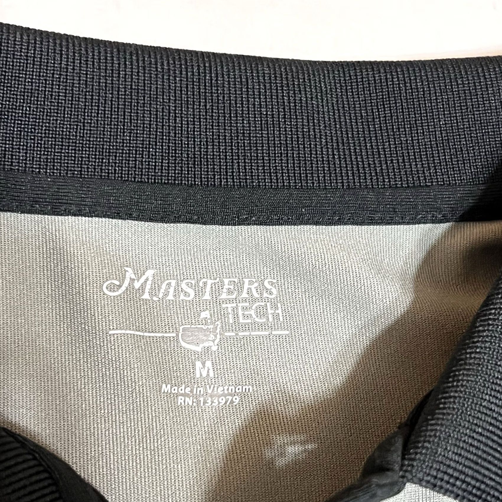 Vintage Masters Tech Polo Shirt Men Medium Blue Gray Stretch Performance Golf Shirt Size US M / EU 48-50 / 2 - 7 Thumbnail
