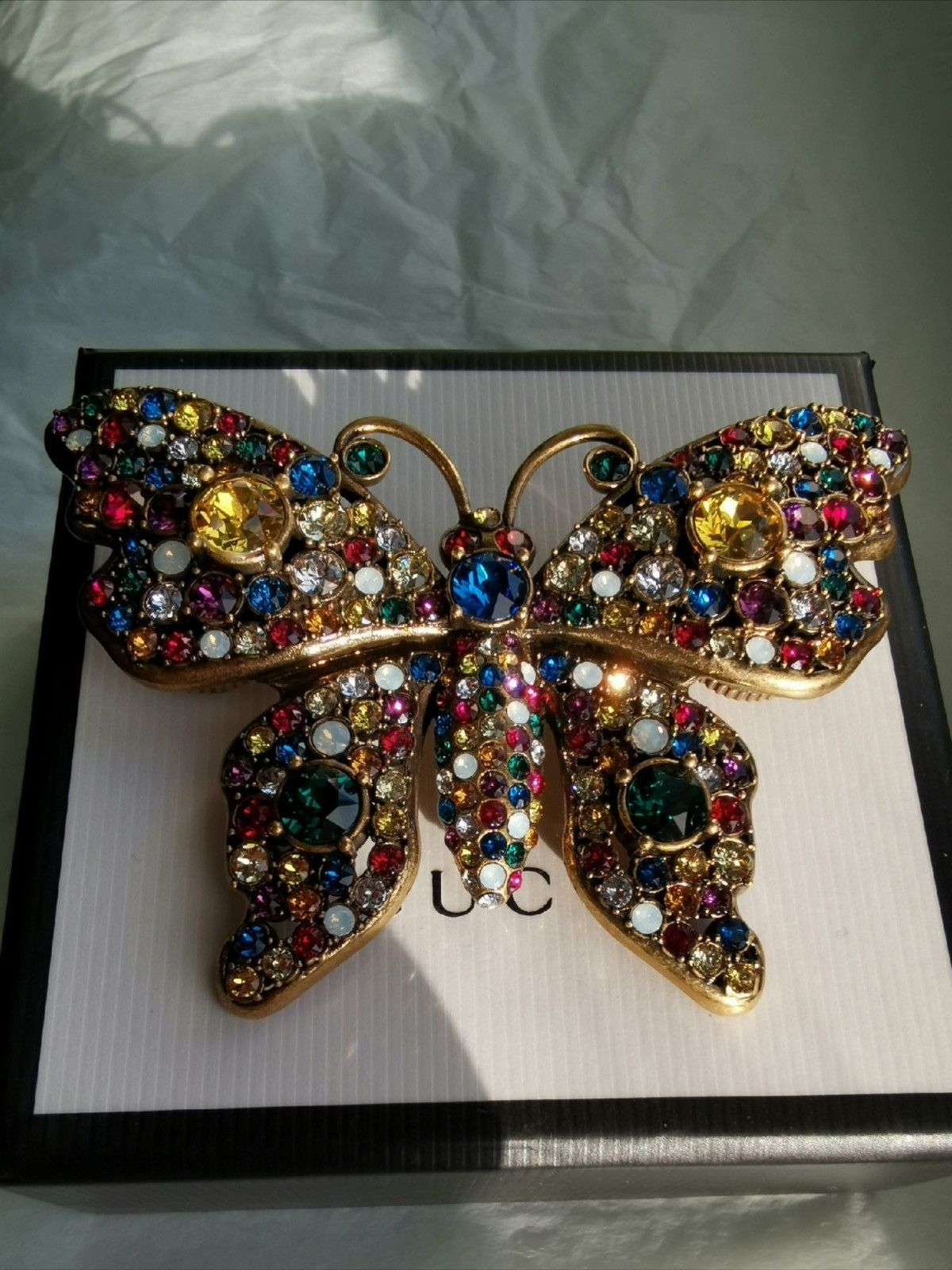 Gucci Gucci runway butterfly brooch Size ONE SIZE - 2 Thumbnail