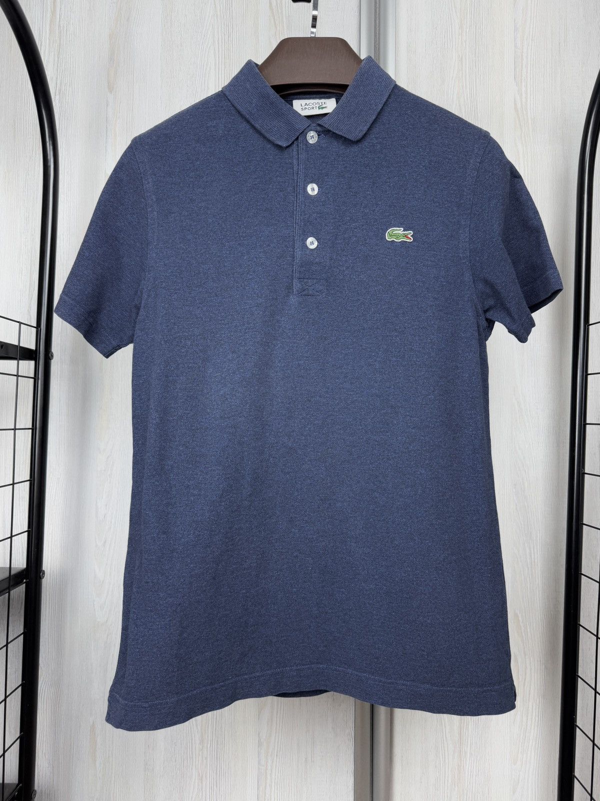 Lacoste Lacoste Sport blue basic polo shirt size S Size US S / EU 44-46 / 1 - 2 Thumbnail