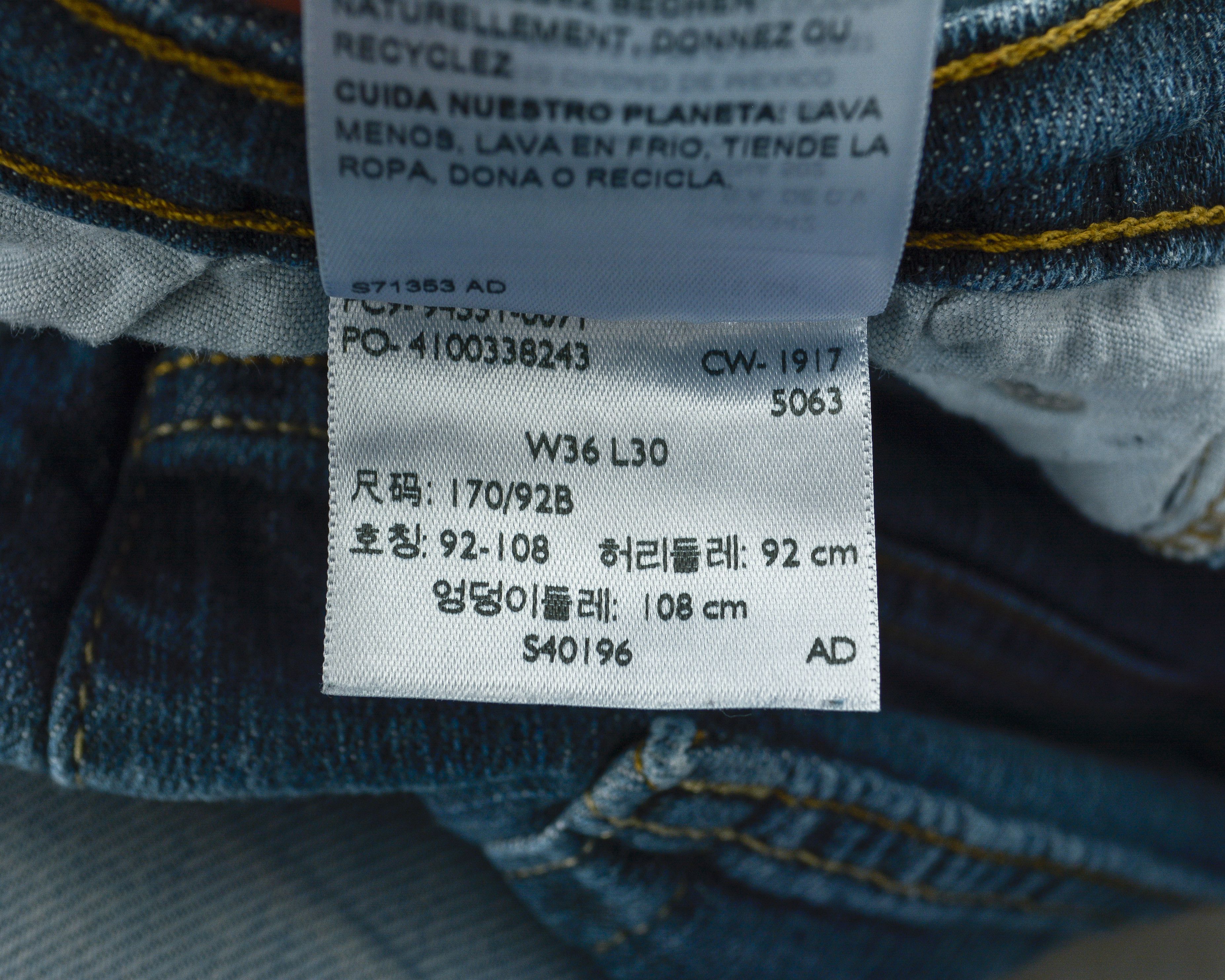 Levi's Signtature Athletic W36 L30 Jeans Stretch Denim Pants Blue Size US 36 / EU 52 - 8 Thumbnail