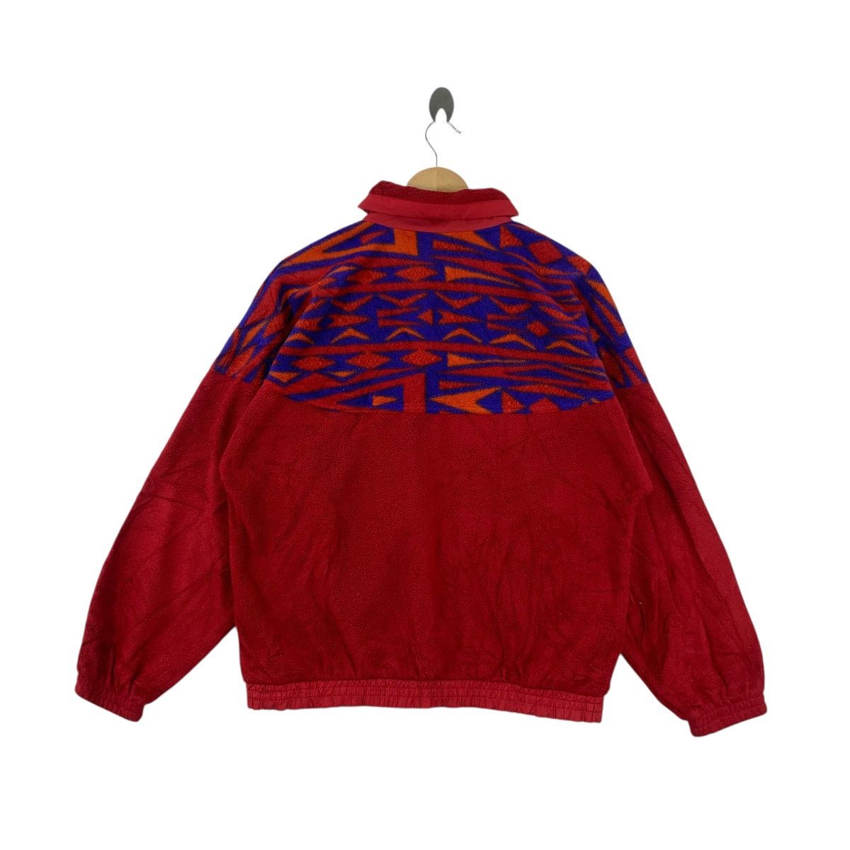 Vintage Vintage ASTROLABIO ABSTRACT AZTEC Navajo Fleece Jacket Size L / US 10 / IT 46 - 8 Thumbnail