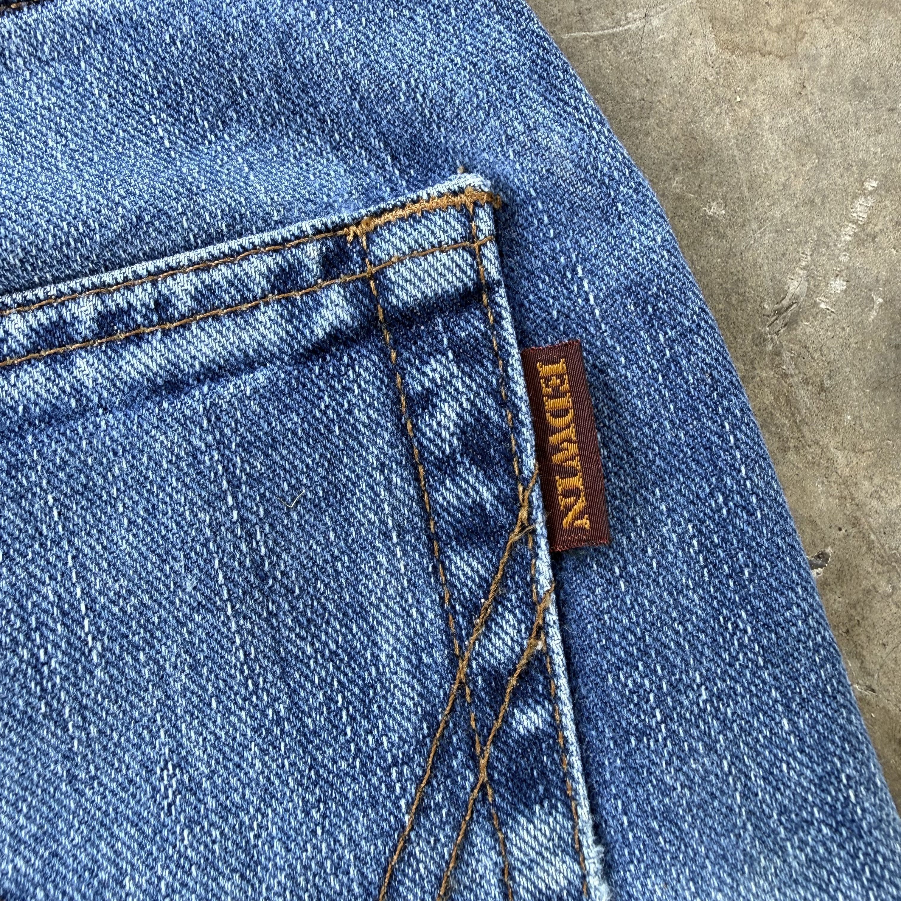 Edwin Vintage Edwin Faded Stone Wash Denim Jean W32 Size US 32 / EU 48 - 11 Thumbnail