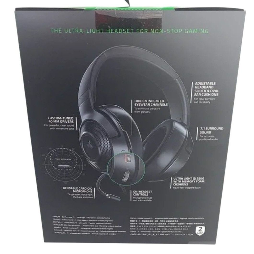 Other Razer Kraken X Multi-Platform Wired Gaming Headset 7.1 Surro Size ONE SIZE - 9 Thumbnail