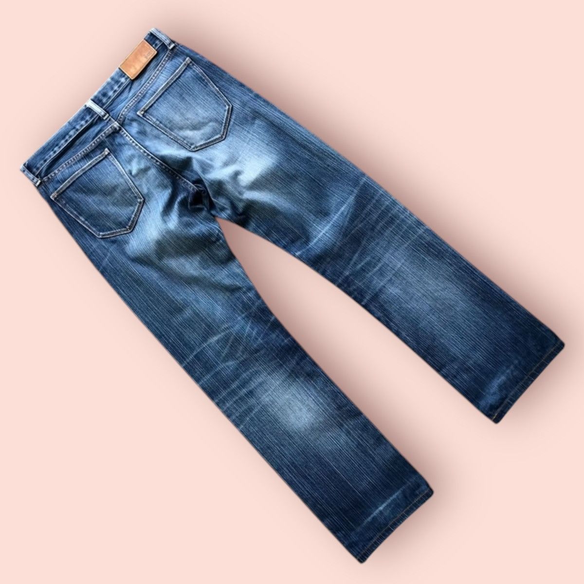 Jun Takahashi × Uniqlo VINTAGE UNIQLO S-001 DISTRESSED SLIM FIT STRAIGHT JEANS Size US 31 - 23 Thumbnail
