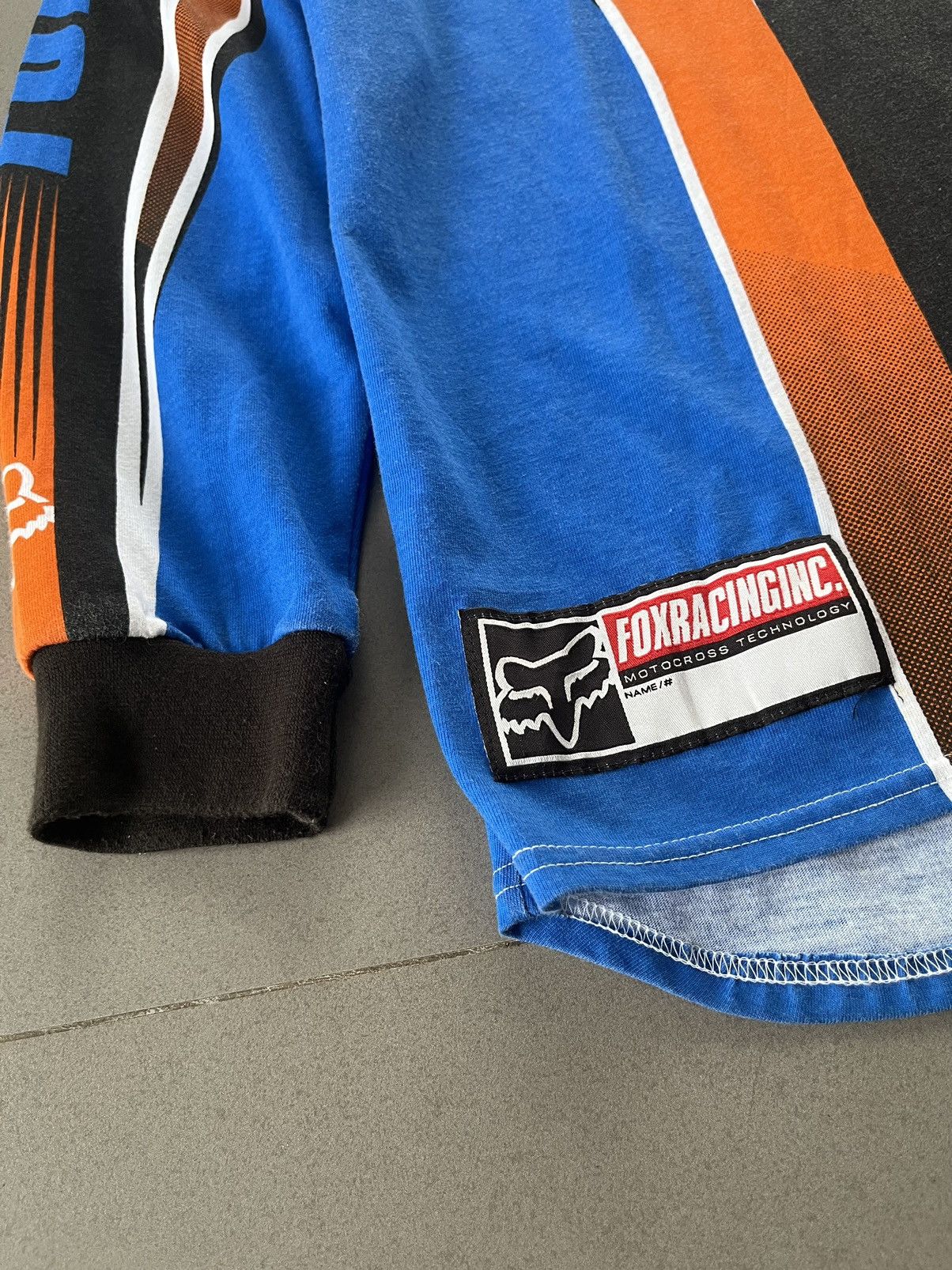 Fox Racing Vintage 90s Fox Racing Motocross Long Sleeve Size US M / EU 48-50 / 2 - 6 Thumbnail