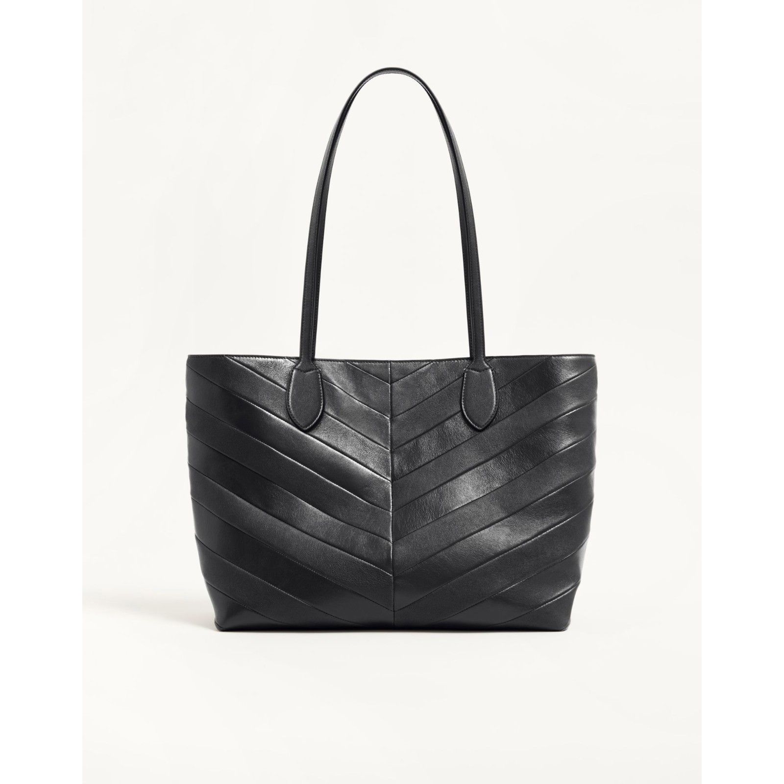 Valentino VALENTINO GARAVANI Black Leather Shopper Bag New & Authentic Size ONE SIZE - 3 Thumbnail