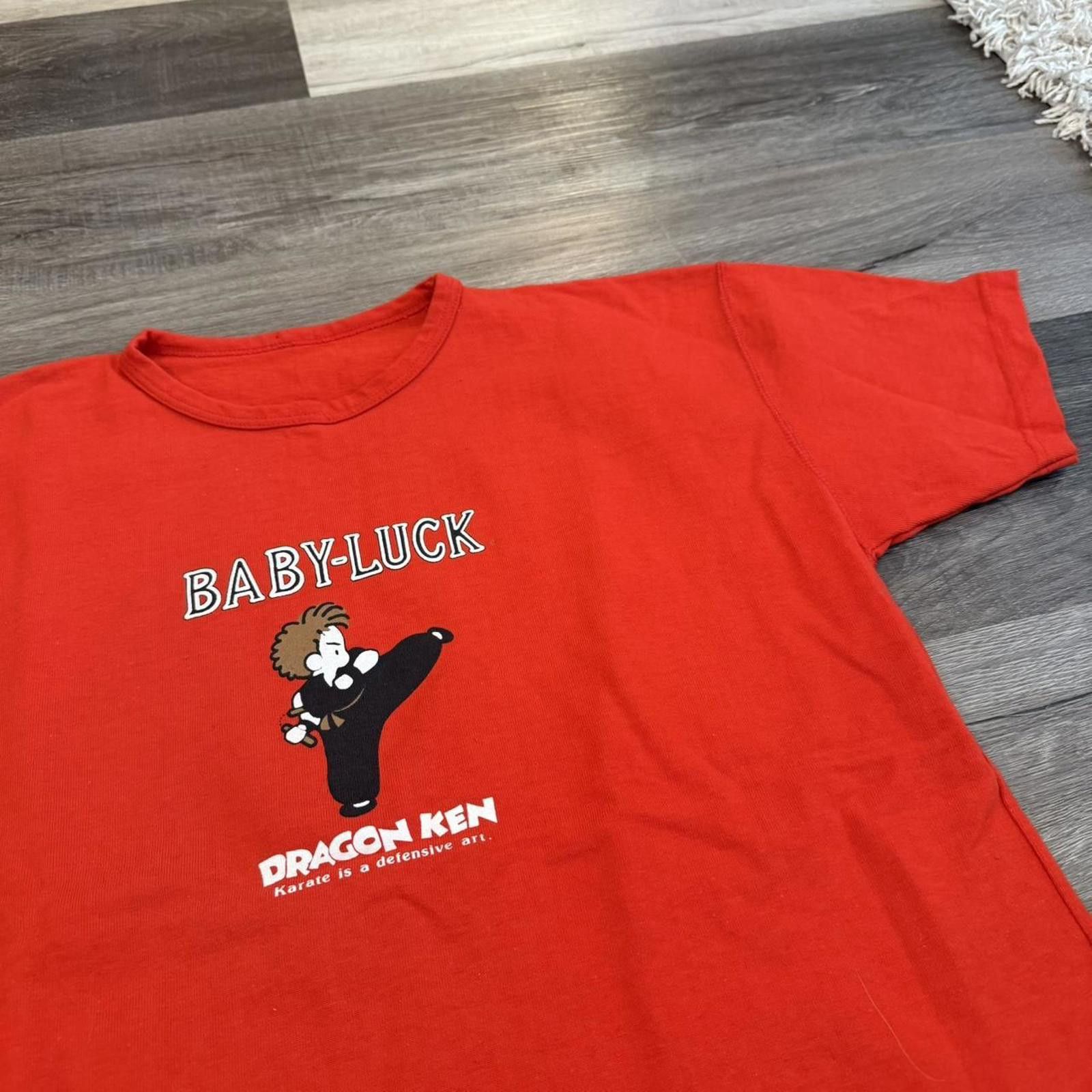 Other Vintage baby luck dragon Ken karate defensive art t shirt M Size US M / EU 48-50 / 2 - 1 Thumbnail