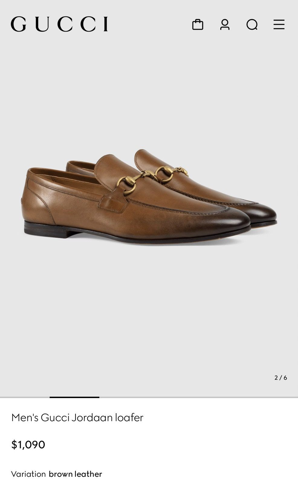 Gucci Authentic Gucci Jordaan Loafer UK10 Size US 10 / EU 43 - 14 Thumbnail