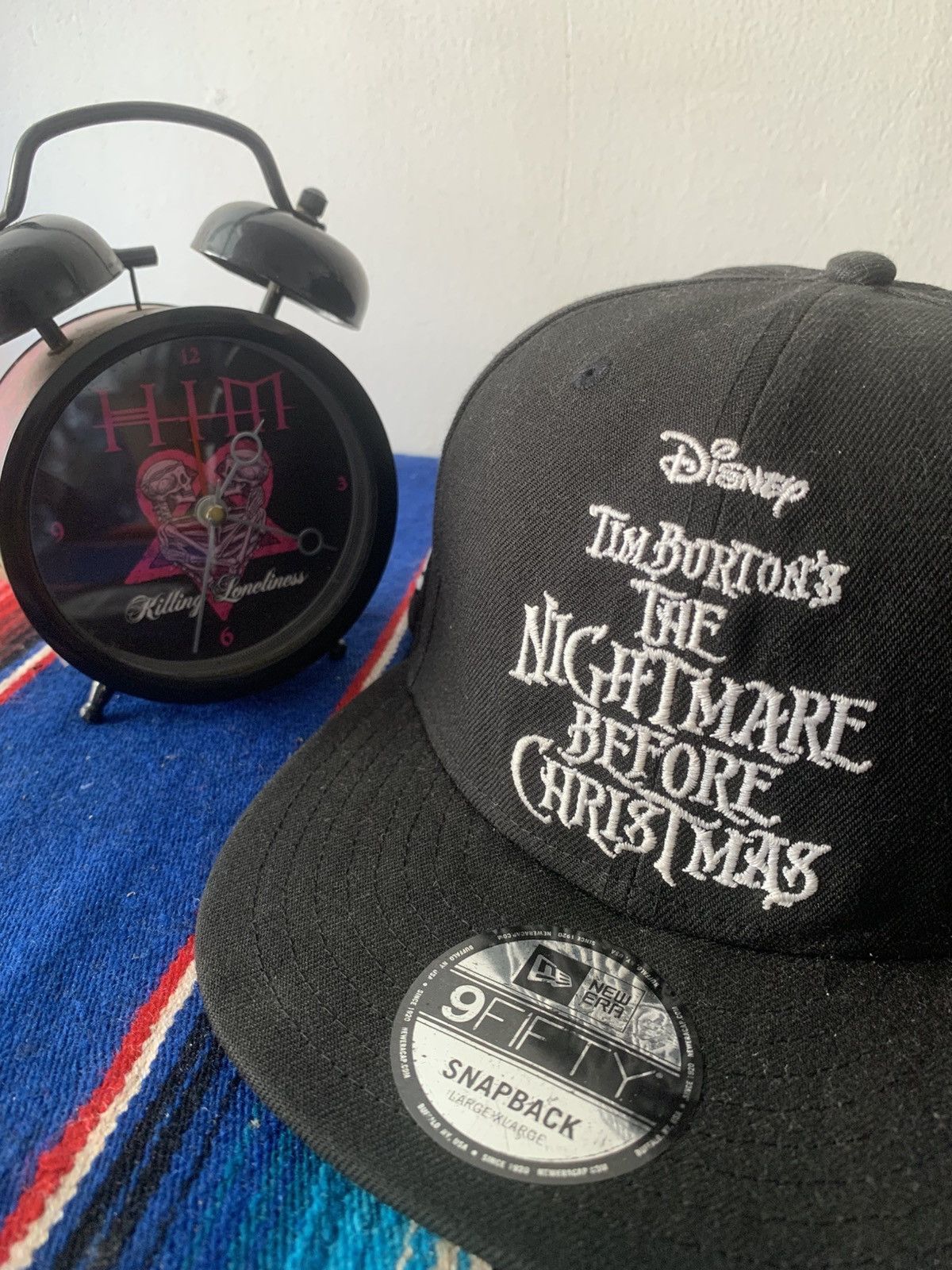 Disney × Medicom Toy × Number (N)ine Disney ‘ The Nightmare Before Christmas’ SnapBack Hat Size ONE SIZE - 3 Thumbnail