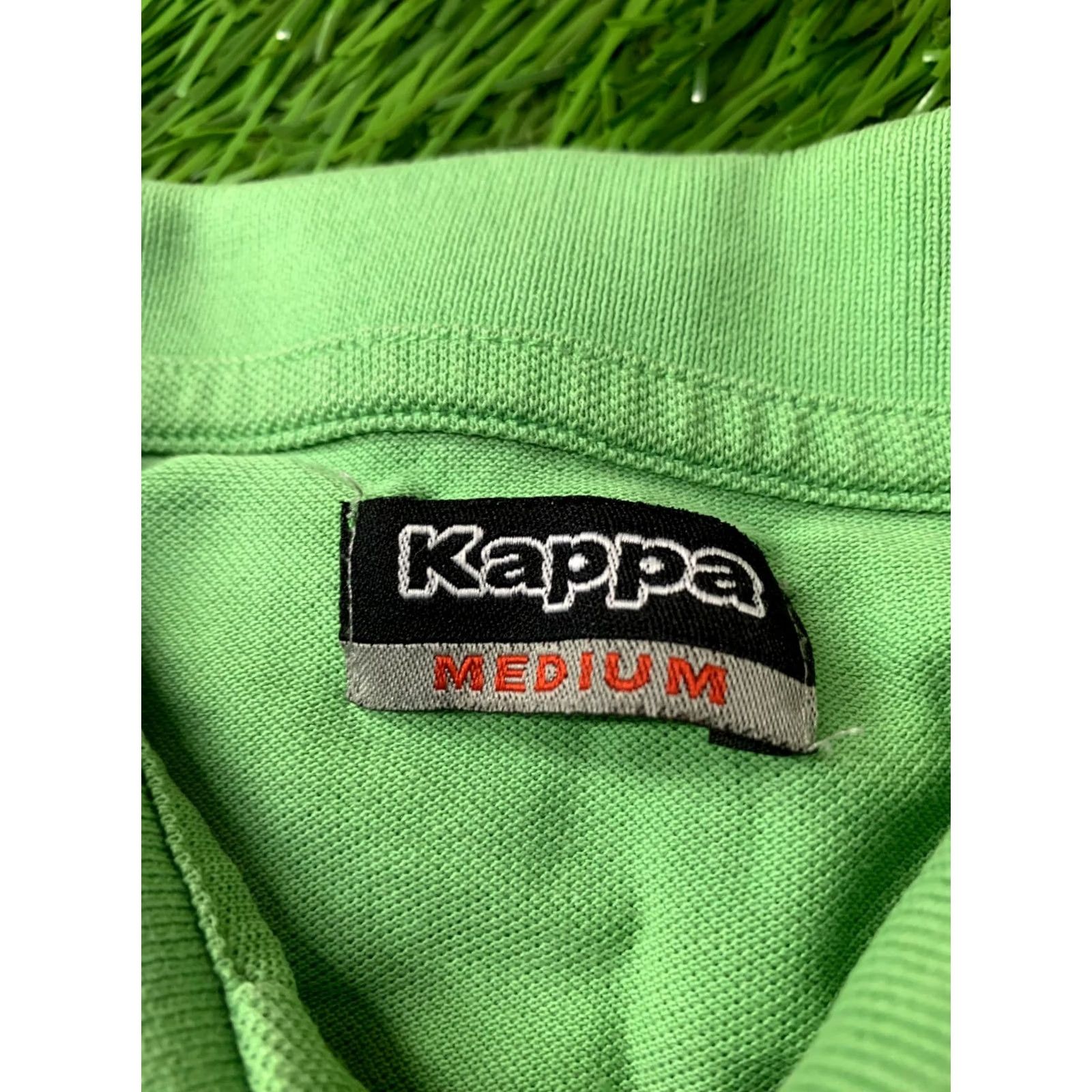 Kappa Kappa Polo Shirt Mens Short Sleeve Jersey 100% Cotton Green M Medium Shirt Regular Size M Polo Mens Green 2012 Size US M / EU 48-50 / 2 - 6 Thumbnail