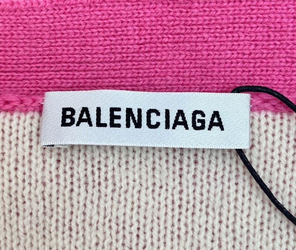 Balenciaga Balenciaga pink stretch knit cardigan sweater 2412-Nextarrow Size US S / EU 44-46 / 1 - 6 Thumbnail