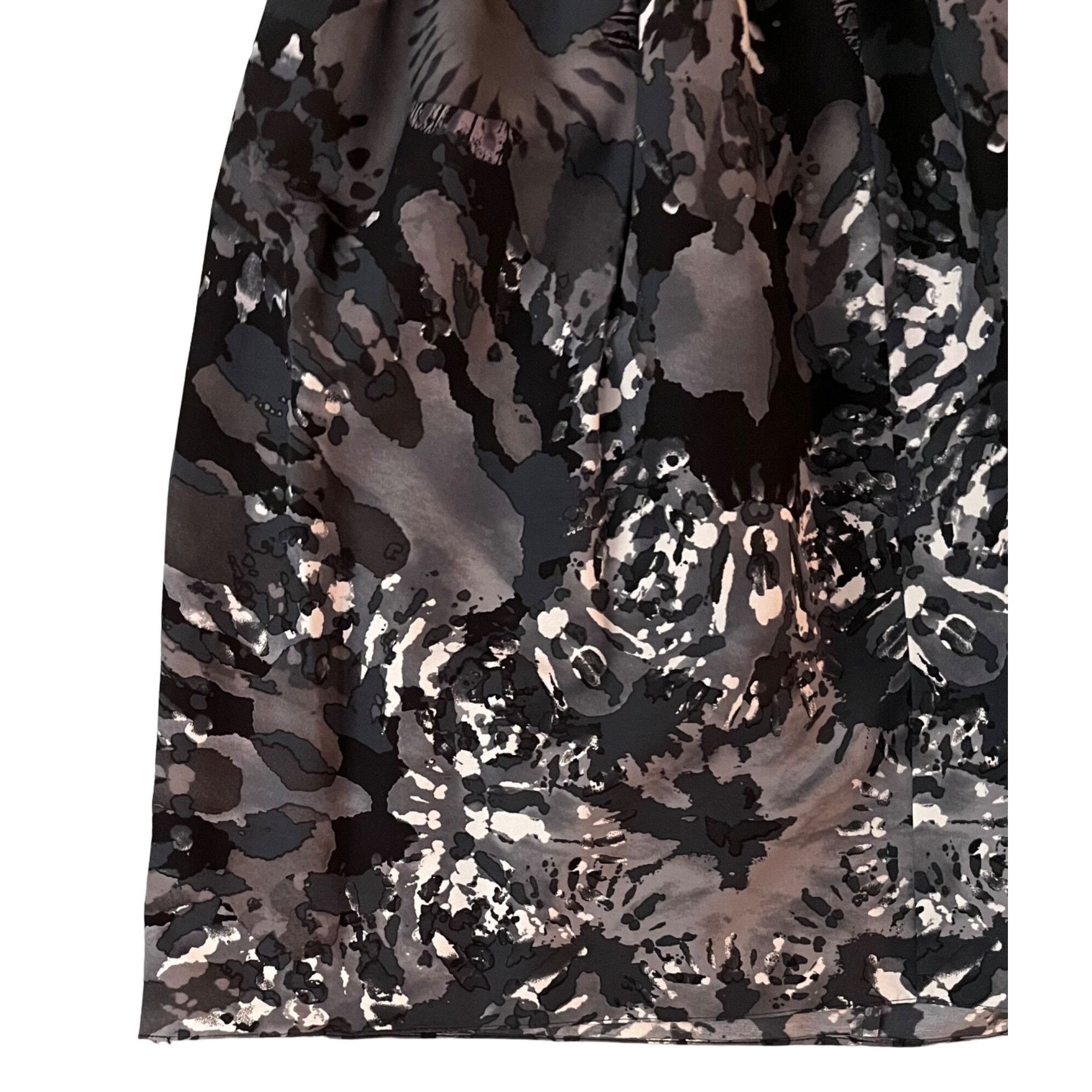 Adam Lippes $790 Adam By Adam Lippes 8 Fit & Flare Dress Black Gray Slee Size M / US 6-8 / IT 42-44 - 6 Thumbnail