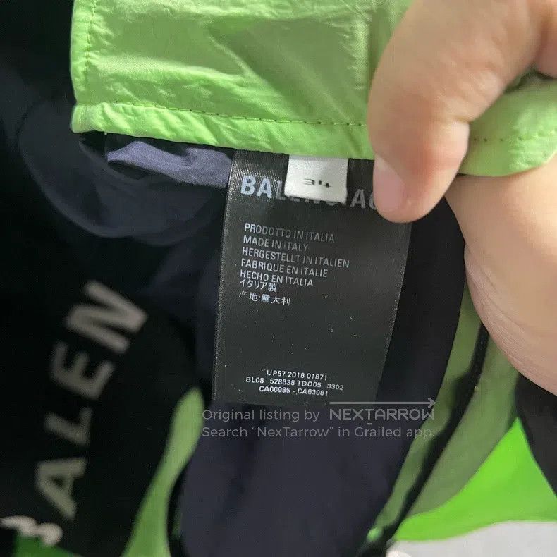 Balenciaga Balenciaga Patchwork Windbreaker Size XXS / US 00 / IT 34 - 4 Thumbnail
