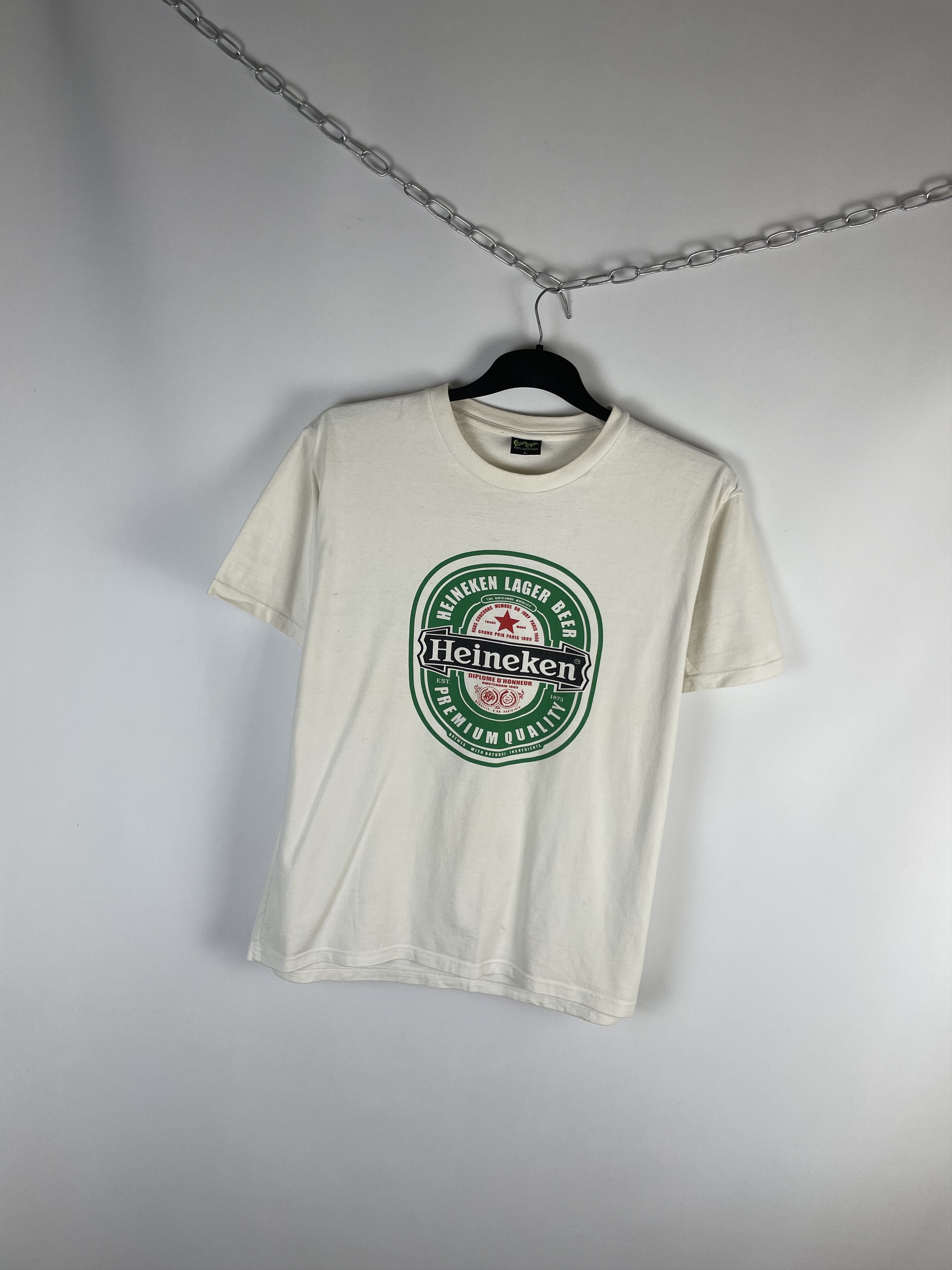 Heineken Vintage 1990s Heineken Promo T Shirt Size US L / EU 52-54 / 3 - 2 Thumbnail
