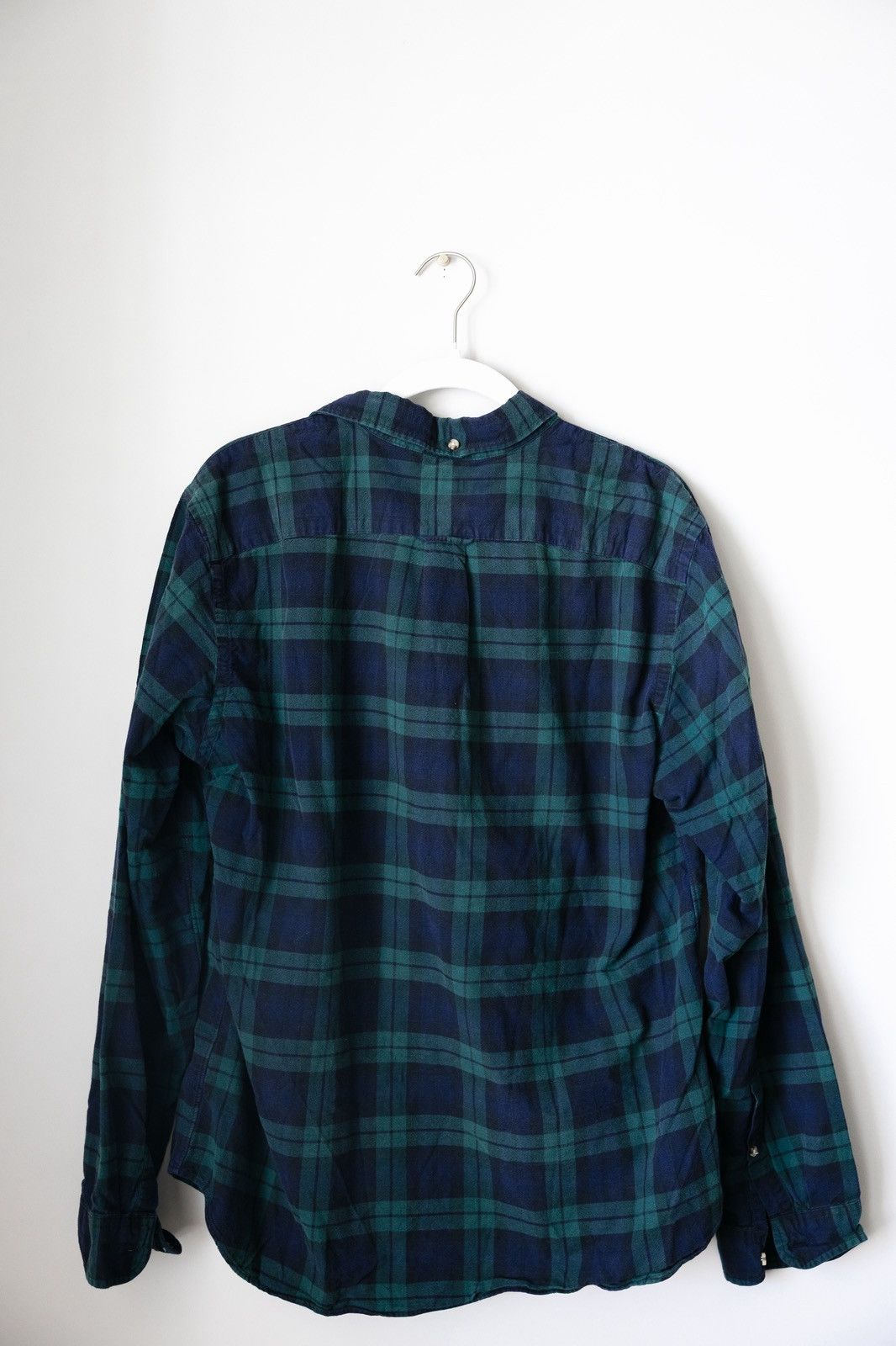 J.Crew J.Crew Blackwatch Plaid Flannel Oxford Shirt - Men's Large Size US L / EU 52-54 / 3 - 4 Thumbnail