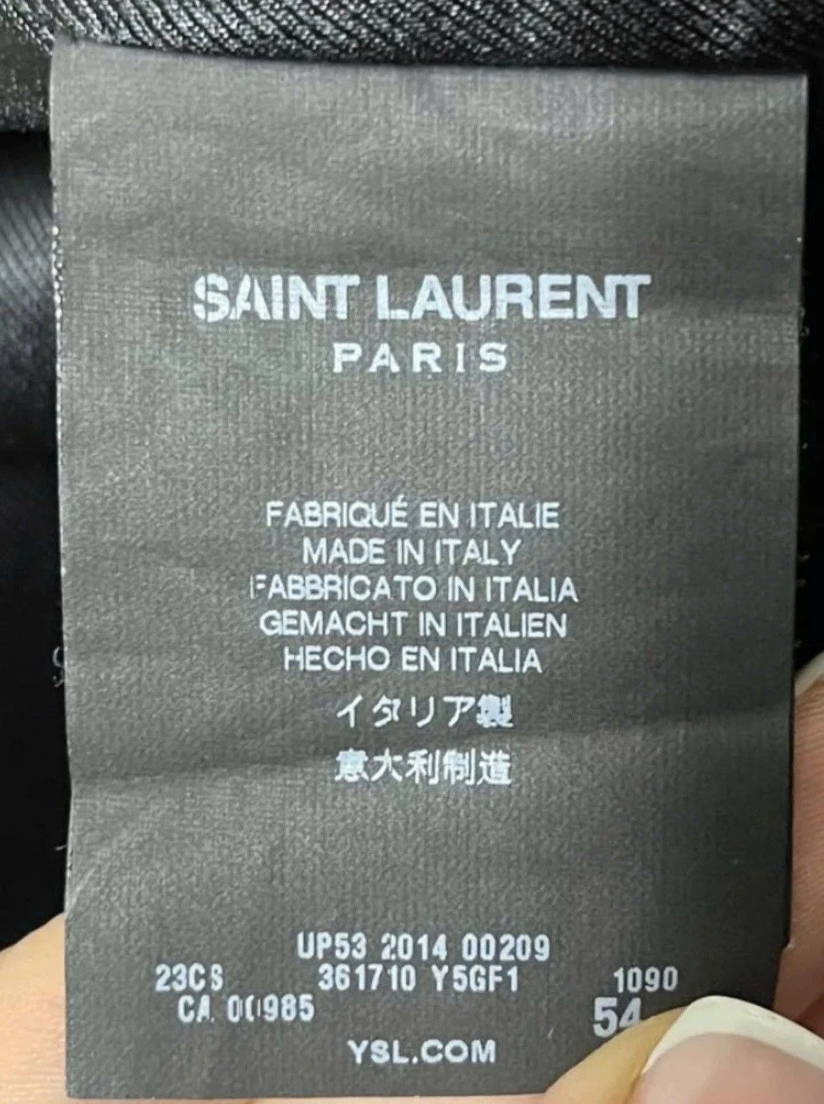 Hedi Slimane Saint Laurent Paris AW14 Hedi Slimane Size US L / EU 52-54 / 3 - 4 Thumbnail