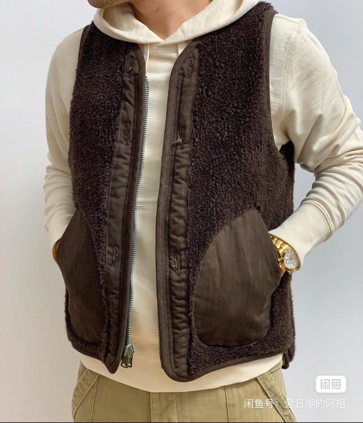 Visvim Visvim C/D Liner Vest Contrary Dept 20aw size4 Size US XL / EU 56 / 4 - 3 Thumbnail