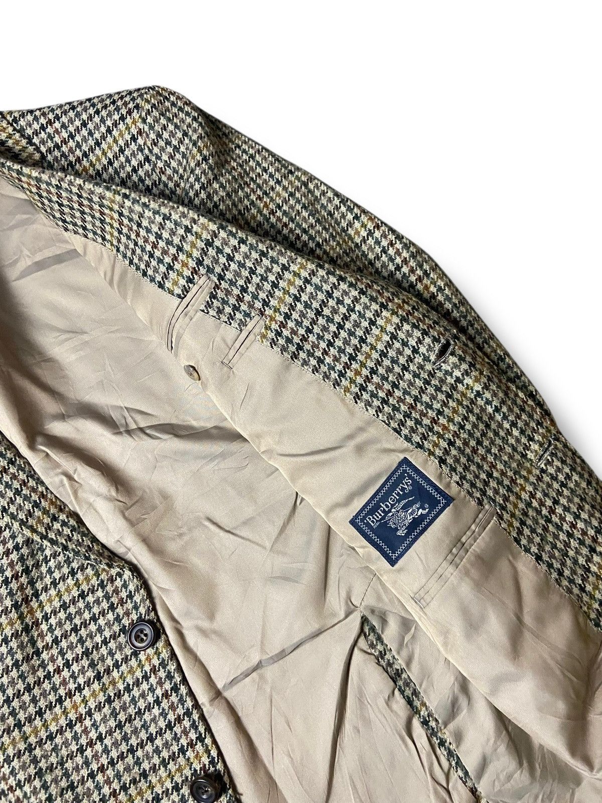 Burberry Prorsum × Designer × Vintage Vintage Burberry Prorsum Houndstooth Blazer (128) Size US XXS / EU 40 - 3 Thumbnail