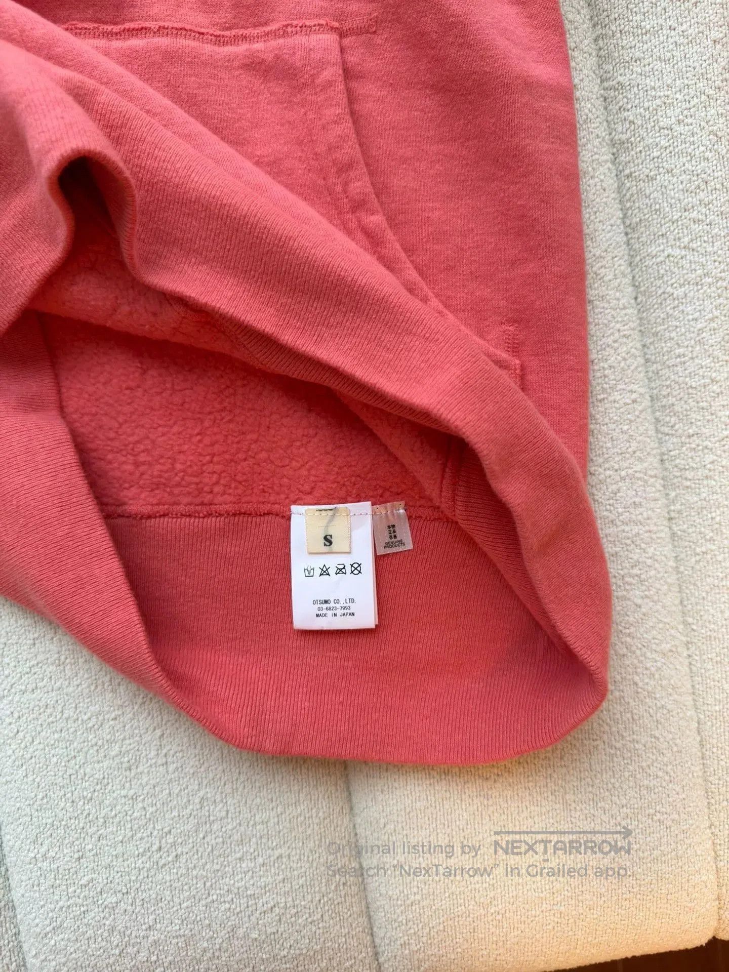 Human Made pink casual hoodie with heart logo. Size US M / EU 48-50 / 2 - 6 Thumbnail