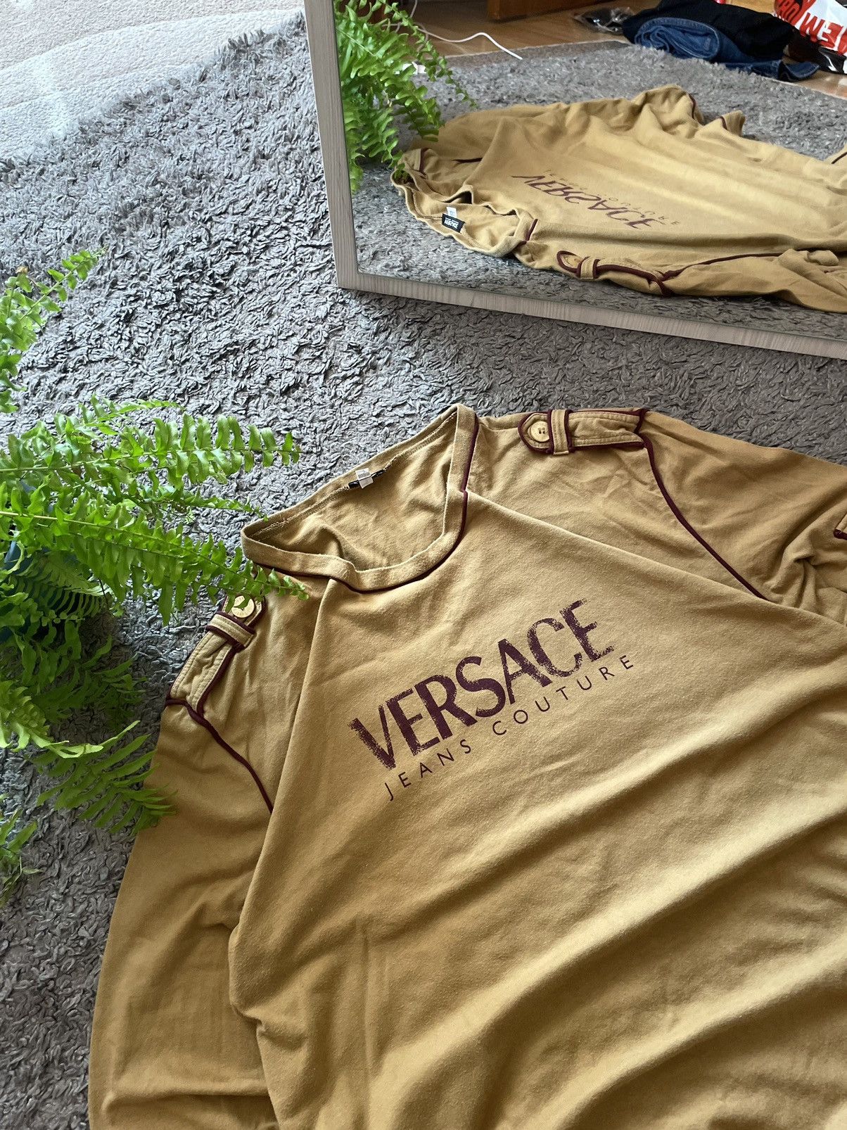 Versace × Vintage Versace Long-sleeve Streetwear Vintage Big Logo Rare Size US L / EU 52-54 / 3 - 3 Thumbnail