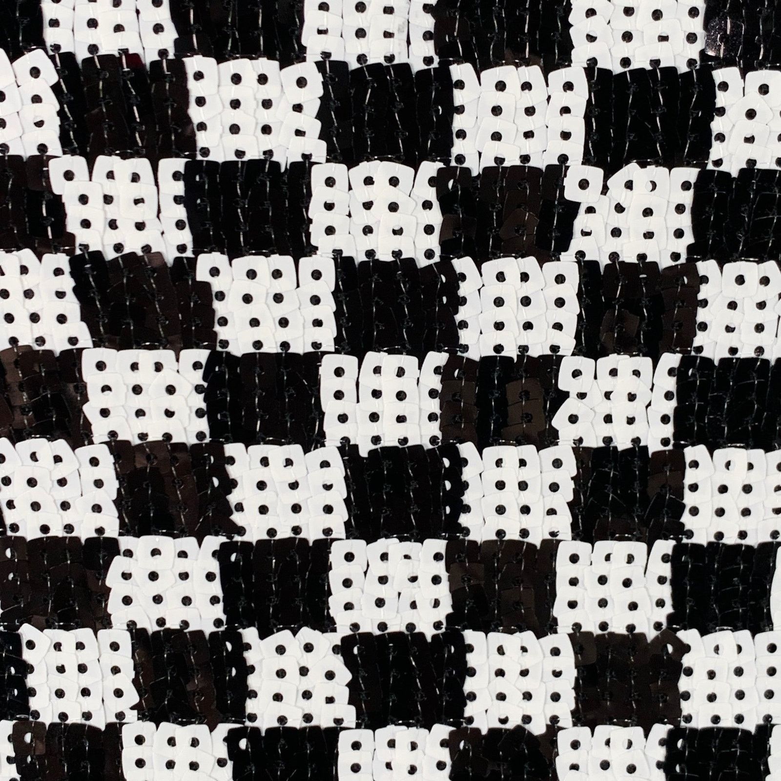 Emporio Armani Black White Polyester Blend Checkered Sleeveless Dress Top Size XS / US 0-2 / IT 36-38 - 2 Thumbnail