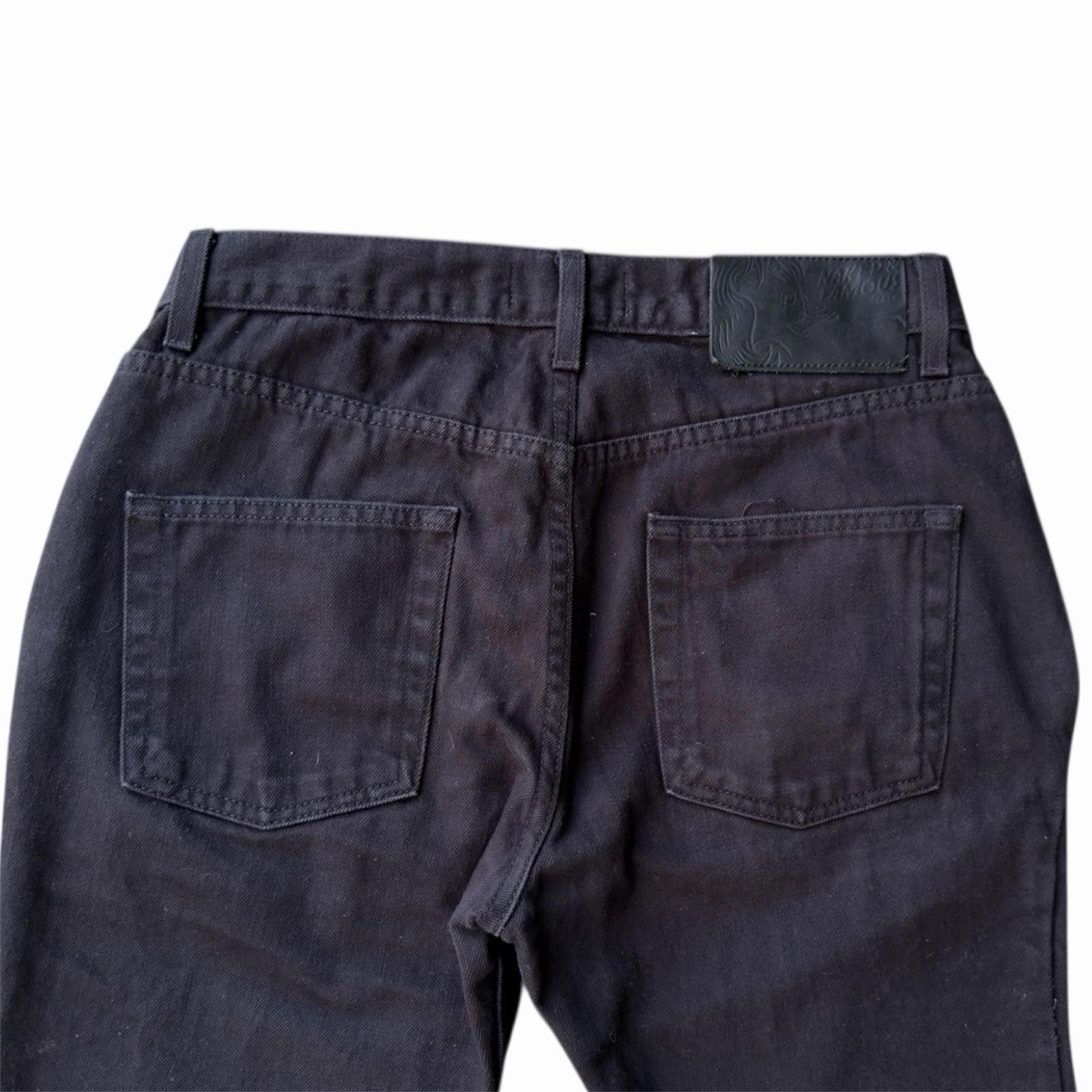 Naked & Famous Naked & Famous Easy Guy Black Selvedge Chino Pants Size 31 Size US 31 - 4 Thumbnail