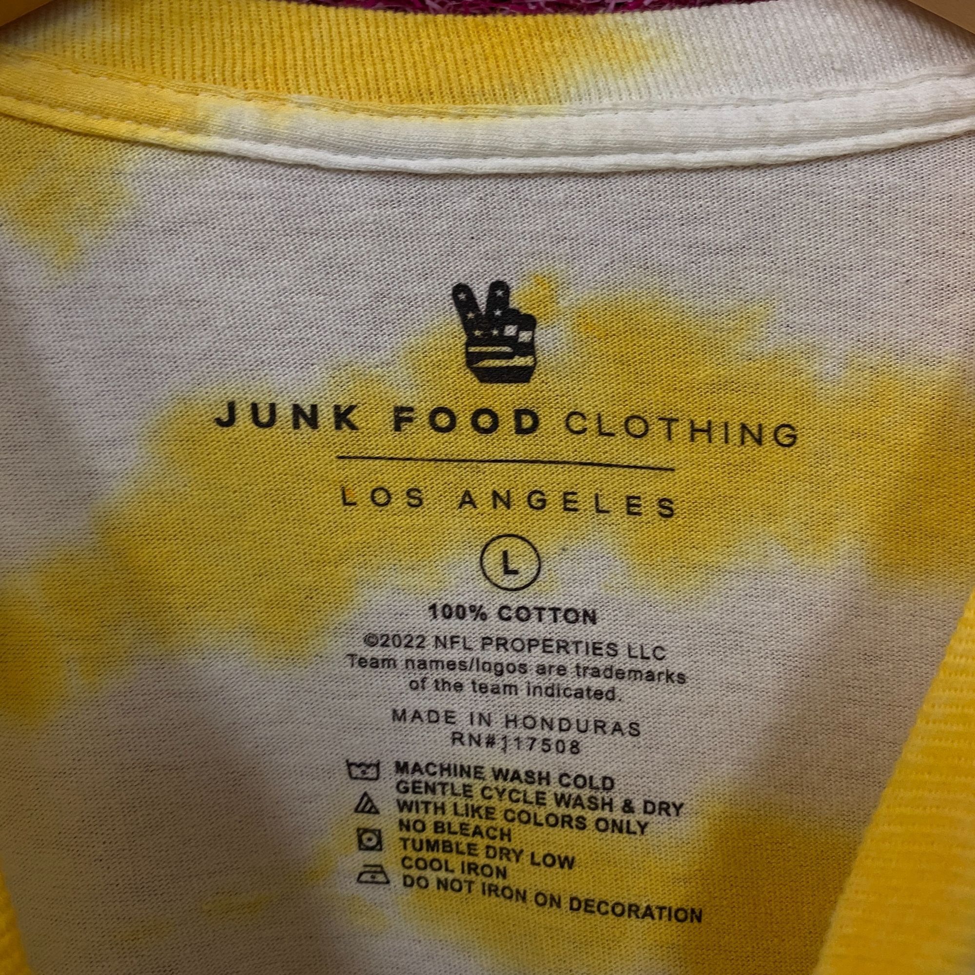 Junk Food Junk Food Clothing Los Angeles Chargers Tie-Dye Long Sleeve Size US M / EU 48-50 / 2 - 4 Thumbnail