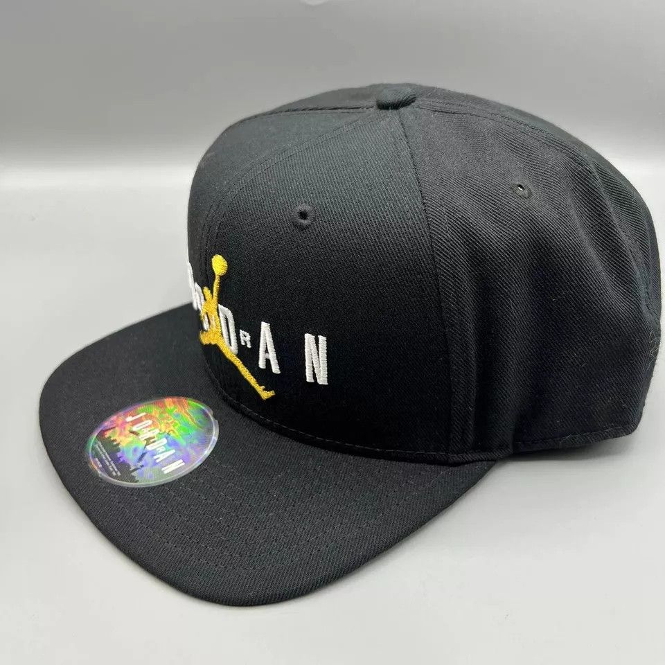 Jordan Brand Air Jordan Hat Men Embroidered Logo Jumpman Snap Back Cap Size ONE SIZE - 2 Thumbnail