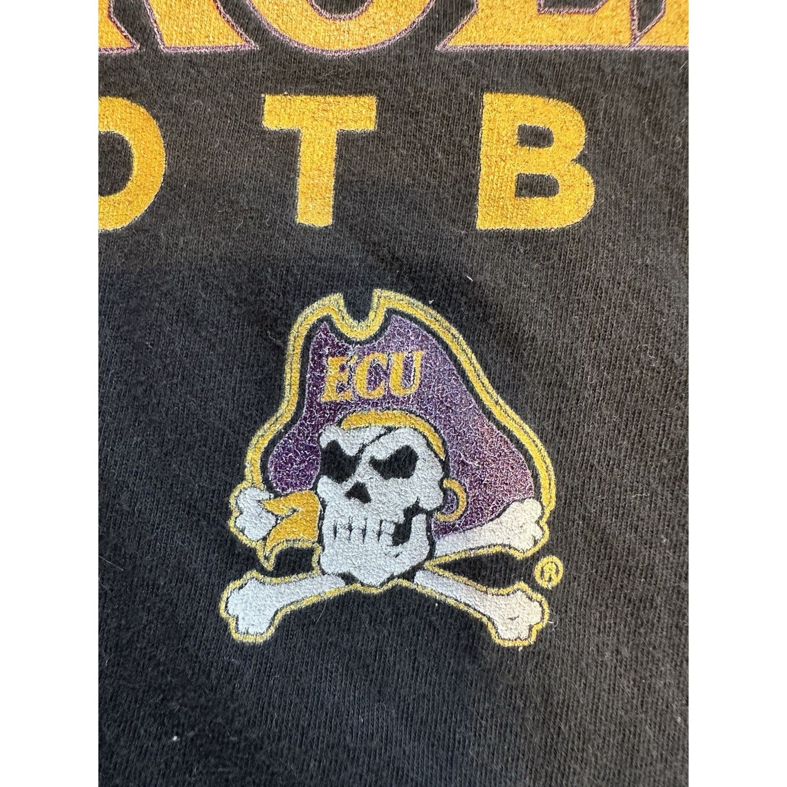 NCAA Fanatics East Carolina Pirates NCAA Football Black Tshirt XL Size US XL / EU 56 / 4 - 4 Thumbnail