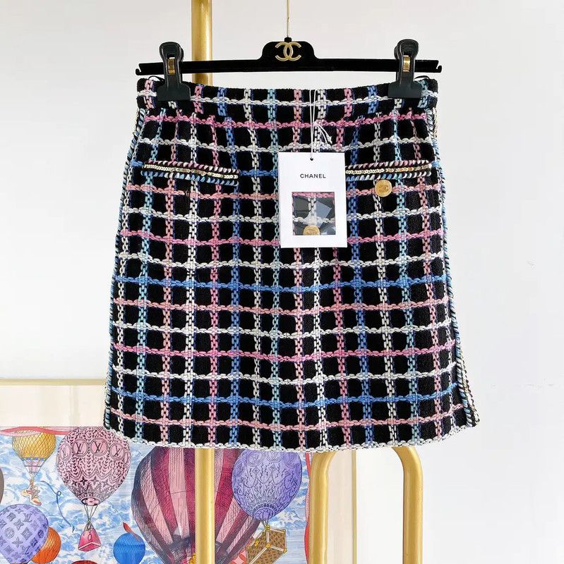 Chanel Chanel Colorful Summer Mini Skirt for Women 0089 Size 22" - 1 Thumbnail