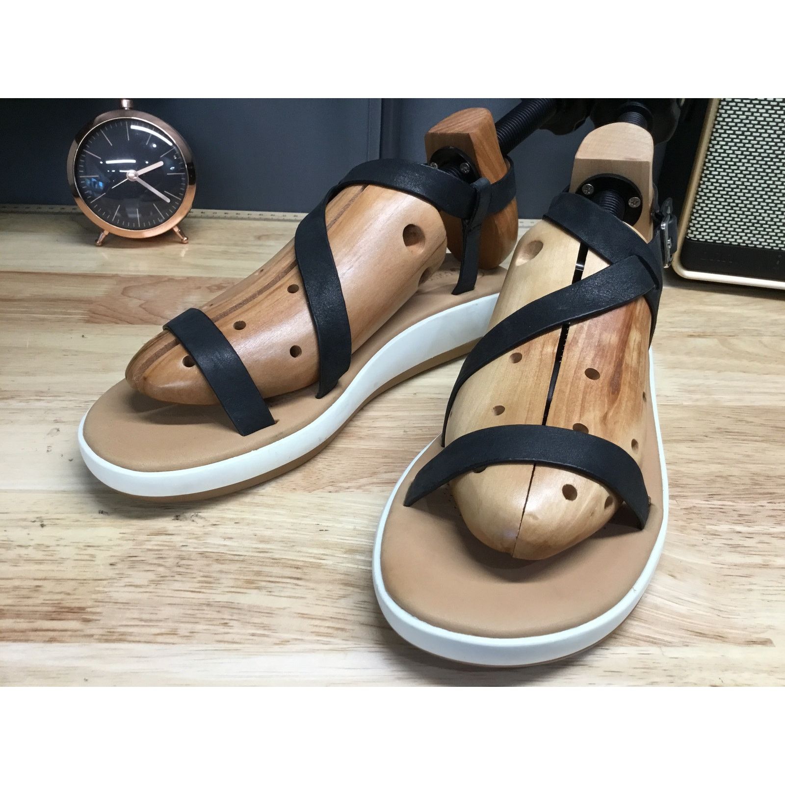 10 Corso Como Corso Como Slingback Wedge Sandals Women's 9.5 Black Leather Size US 9.5 / IT 39.5 - 2 Thumbnail