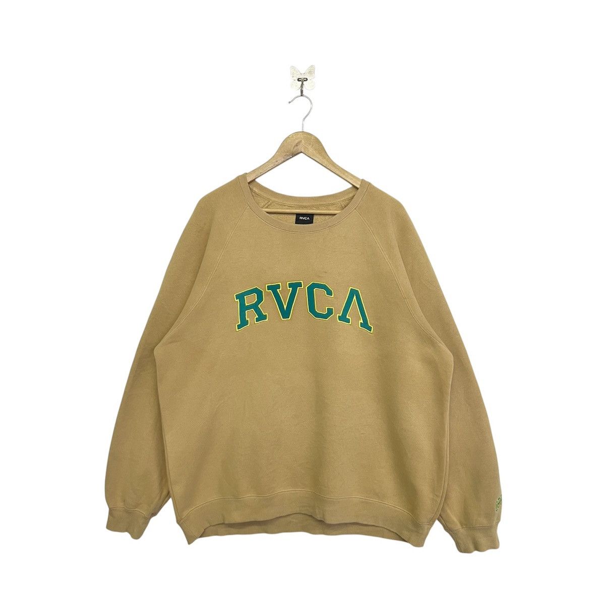 RVCA RVCA Balanced Crew neck Embriodery Logo Loose Fit Sweatshirt Size US L / EU 52-54 / 3 - 1 Thumbnail