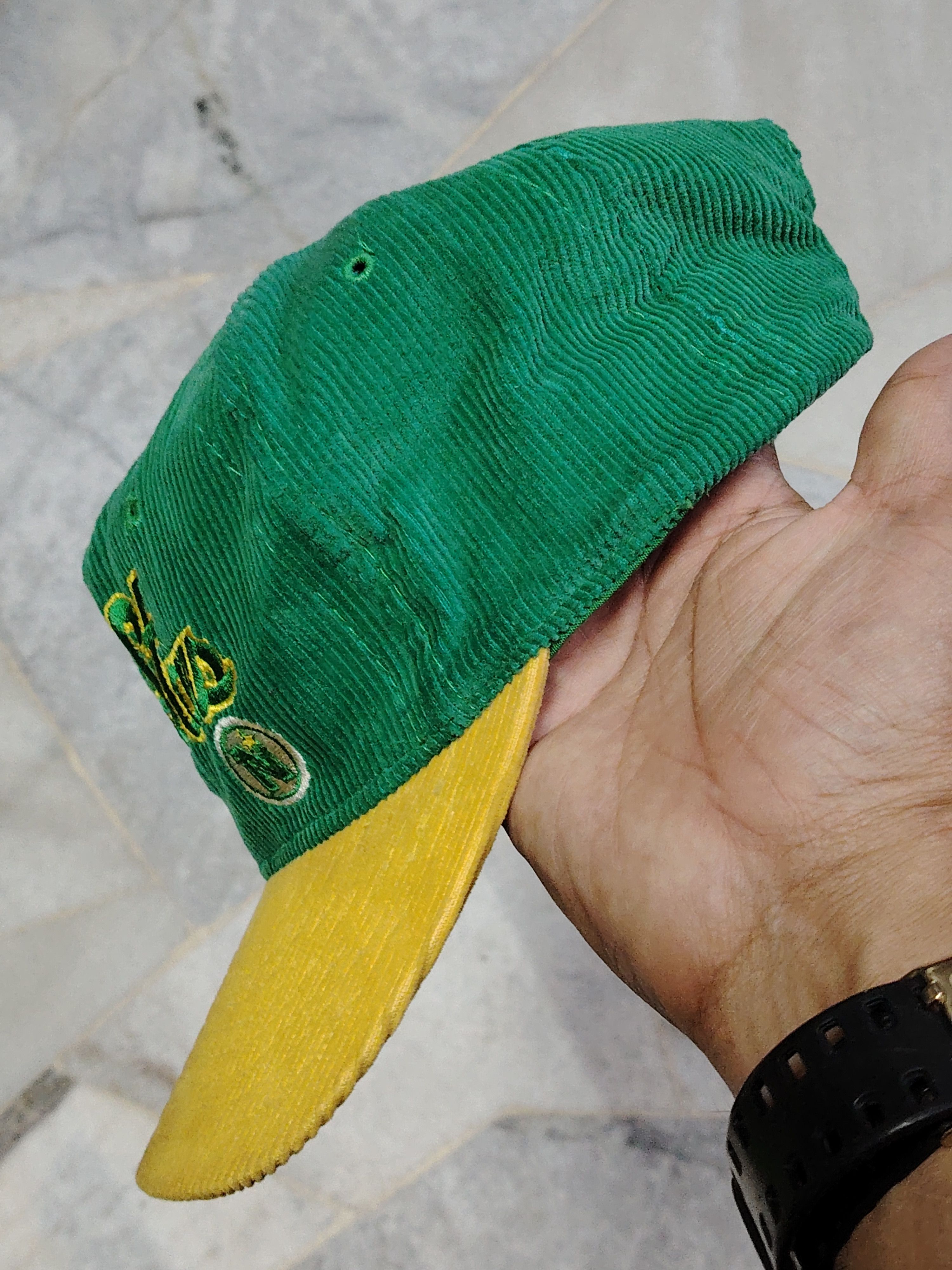 NHL × Vintage Vtg Rare NHL Minnesota North Stars Green Corduroy Size ONE SIZE - 2 Thumbnail