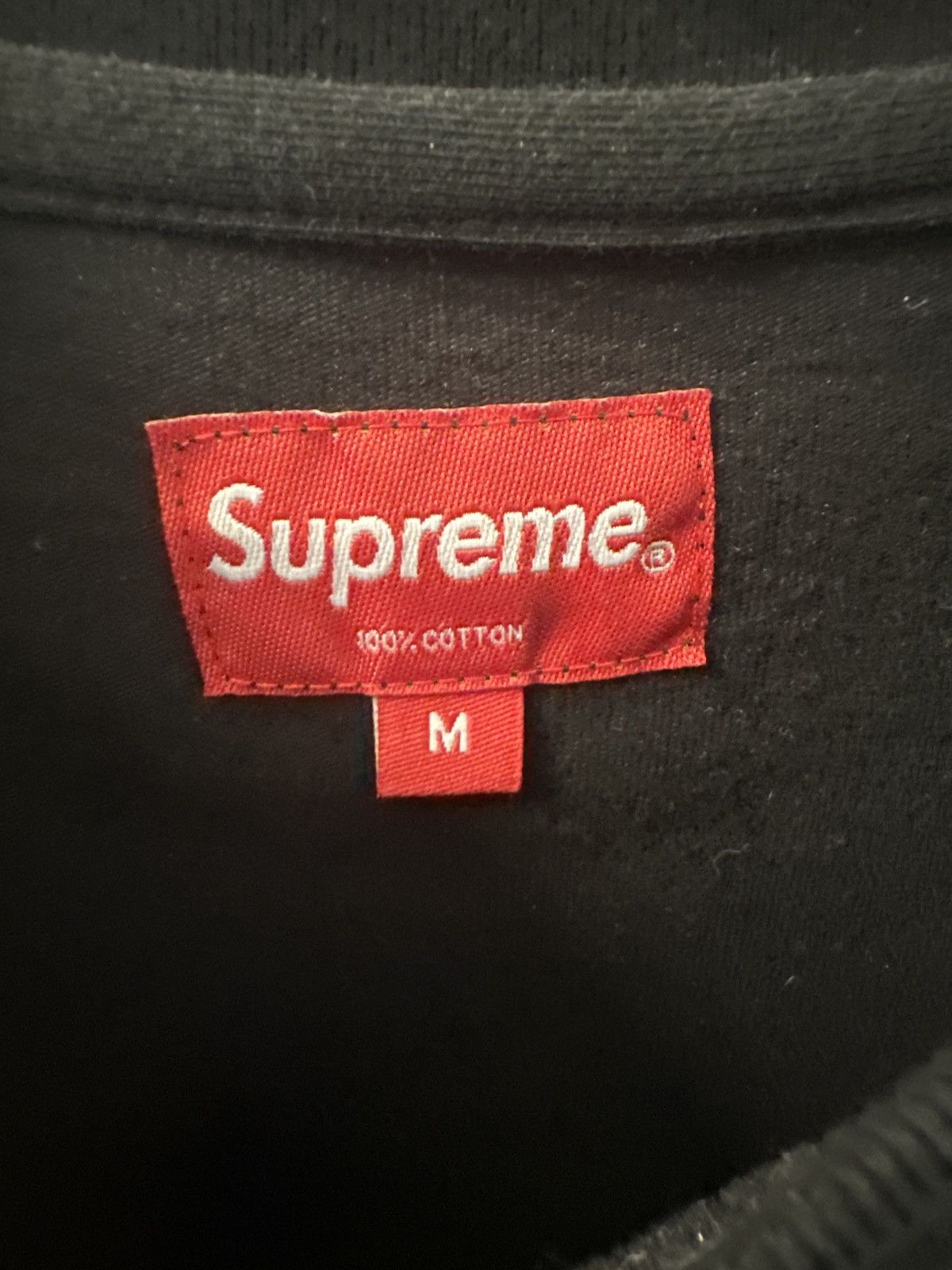 Supreme Supreme Black Stagger Tee Size US M / EU 48-50 / 2 - 3 Thumbnail