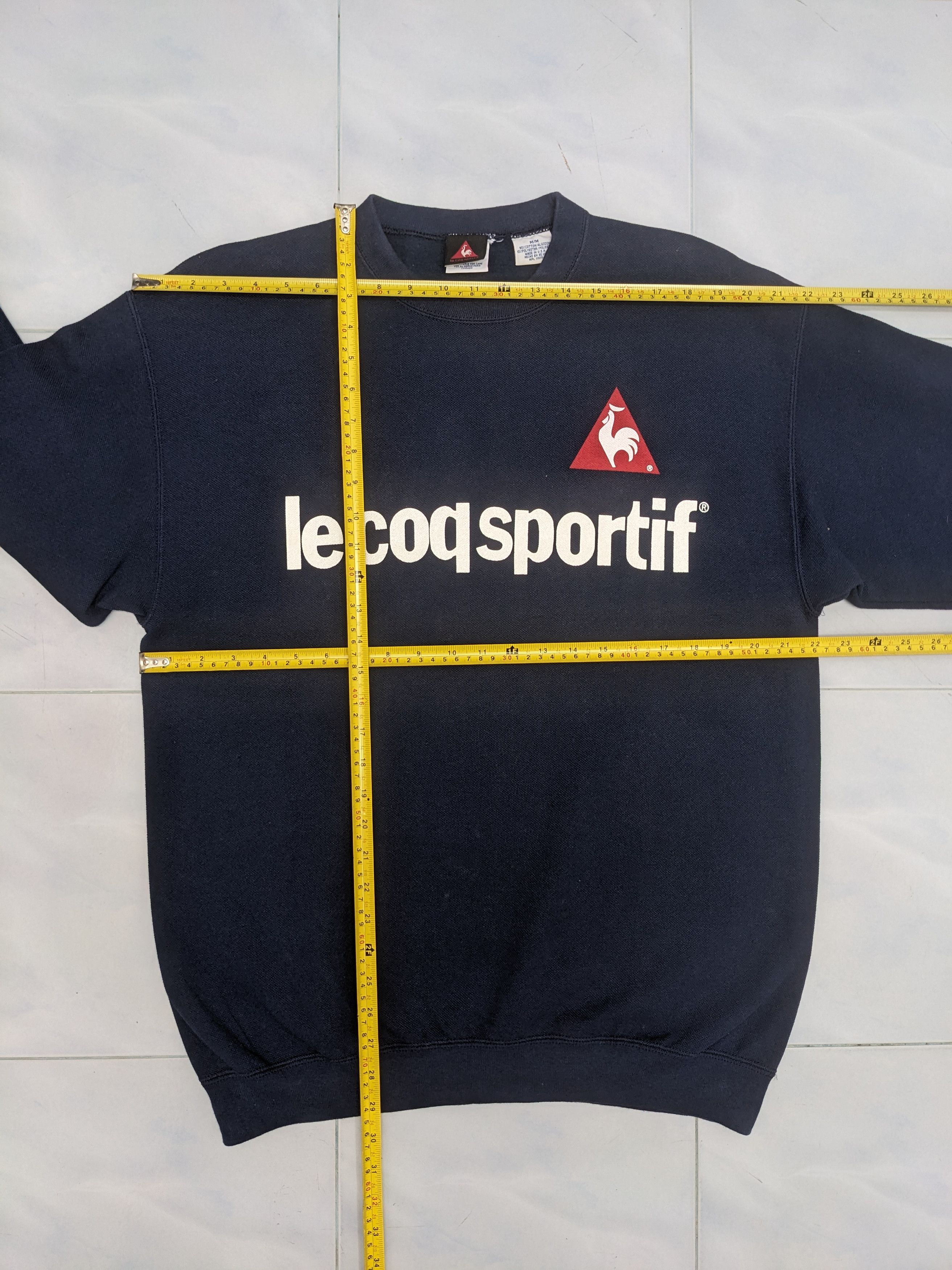 Le Coq Sportif Vintage 80s Le Coq Sportif Made In Usa Sweatshirt Size US M / EU 48-50 / 2 - 8 Thumbnail