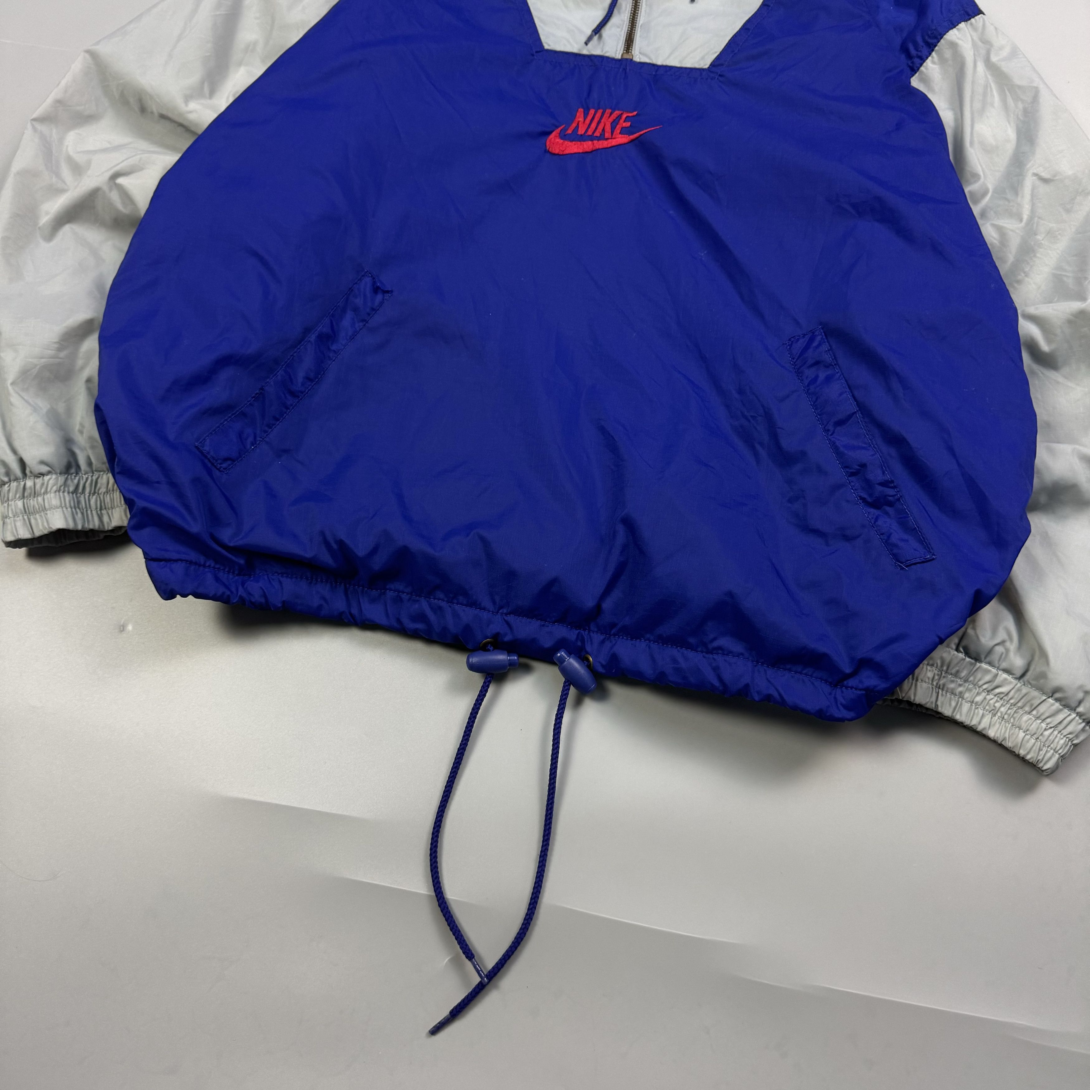 Nike × Vintage NIKE USA BEAVERTON OREGON NYLON 1/4 ZIP JACKET VINTAGE 1980S Size US S / EU 44-46 / 1 - 4 Thumbnail