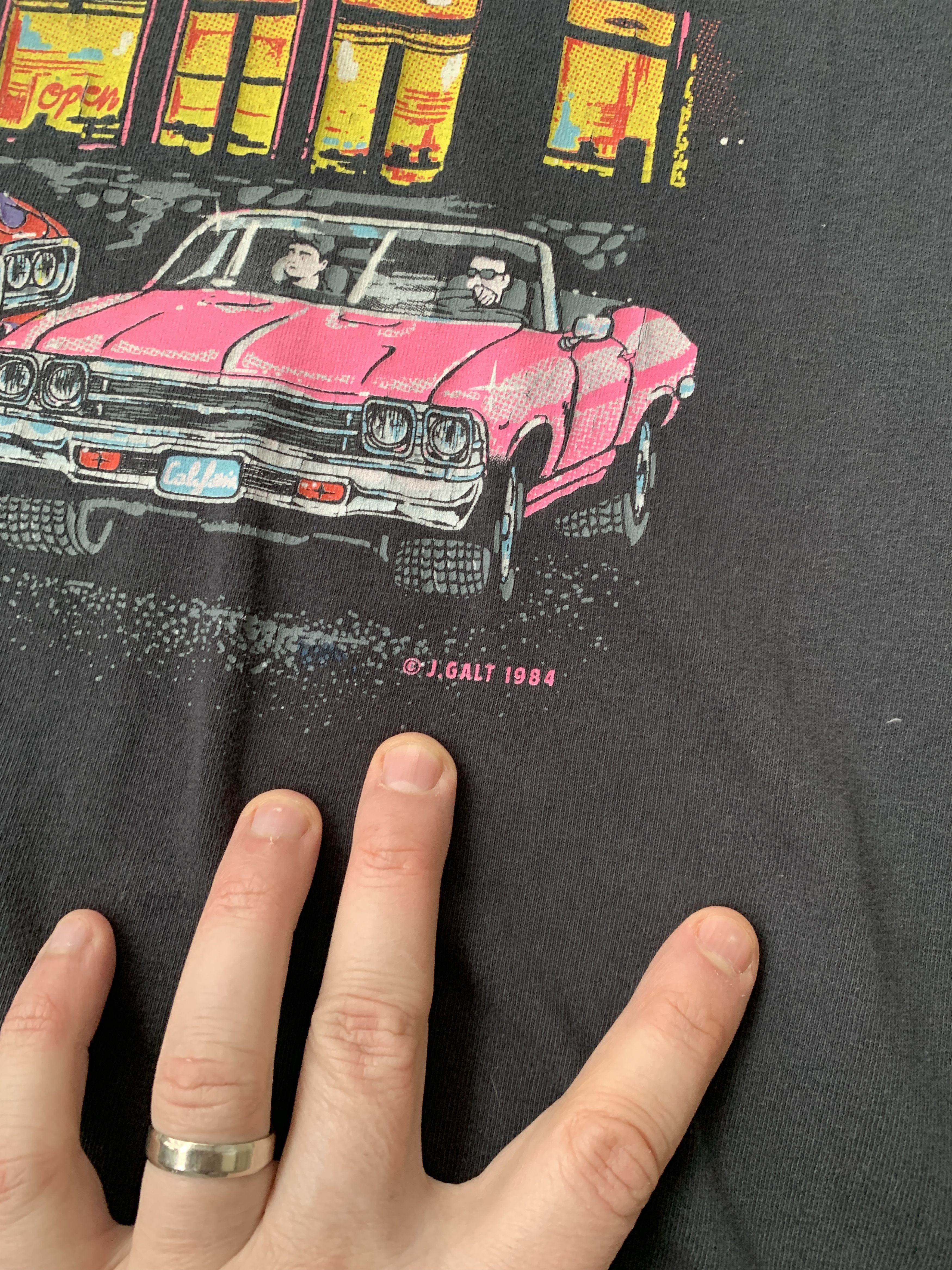 Vintage Vintage Brandy & Melville J.Galt 1984 Tee Size US L / EU 52-54 / 3 - 3 Thumbnail