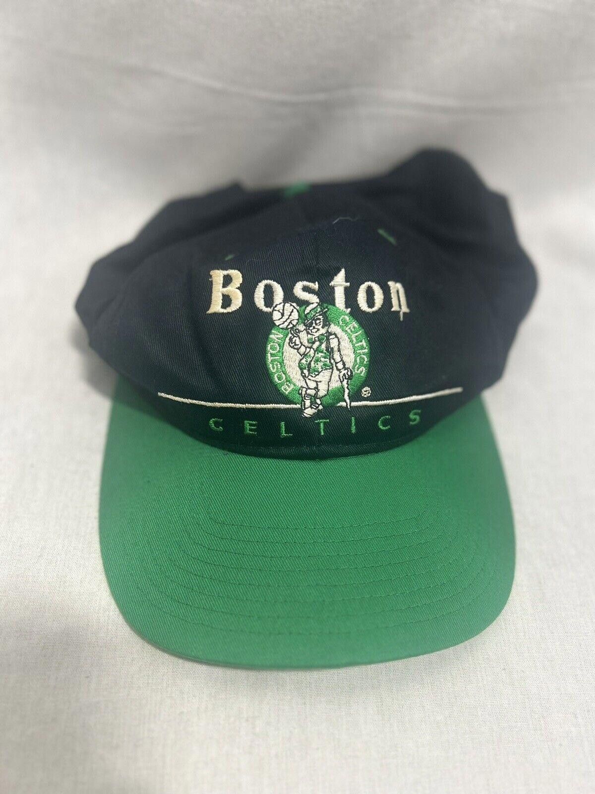 Designer Vintage 80s 90s Boston Celtics Single Bar Snapback Hat Size ONE SIZE - 1 Thumbnail