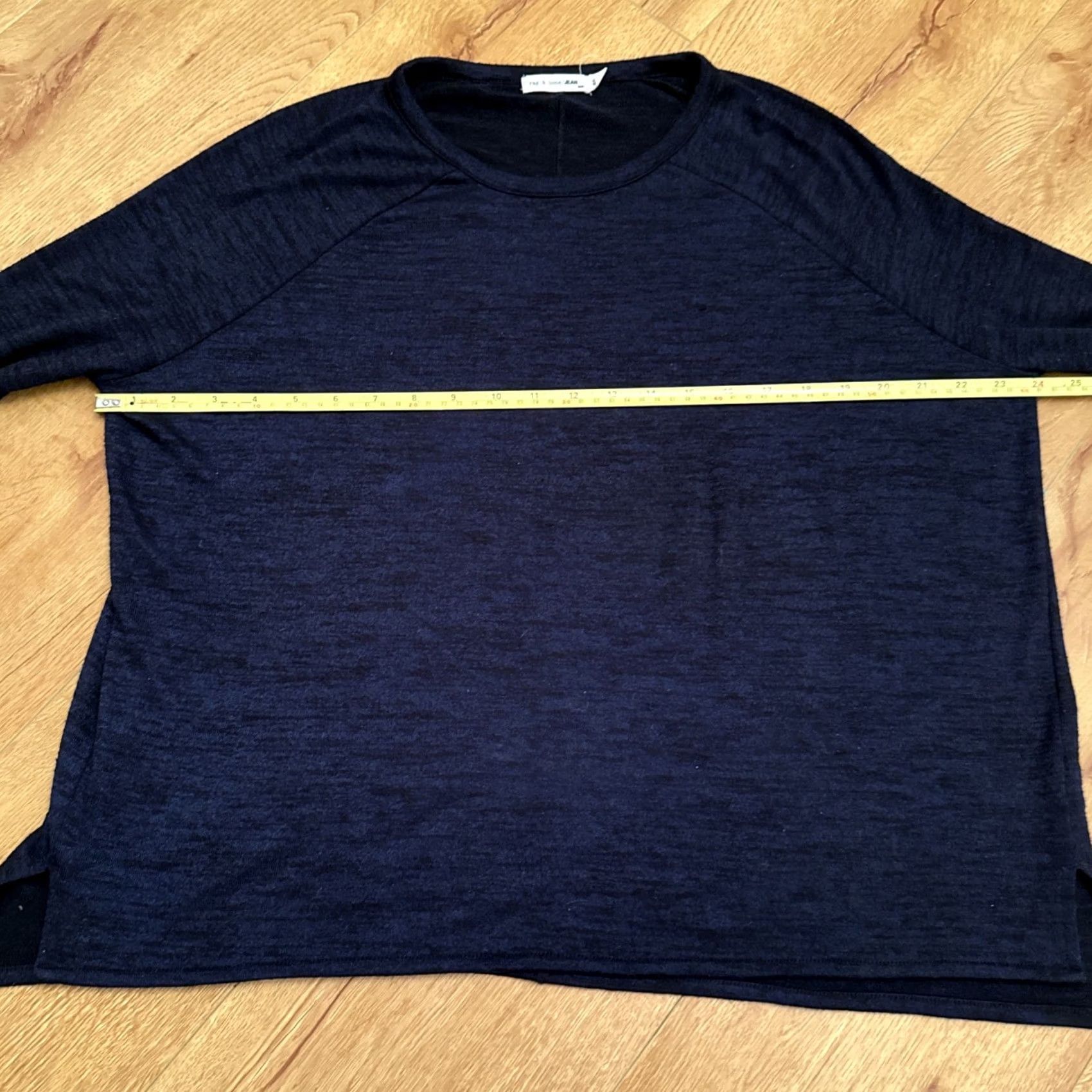 Rag & Bone Rag & Bone Jean Sweater Crewneck Long Sleeve Navy Blue M Womens Boho Crewneck Knit Crewneck shirt Ladies Medium Bohemian Size M / US 6-8 / IT 42-44 - 6 Thumbnail