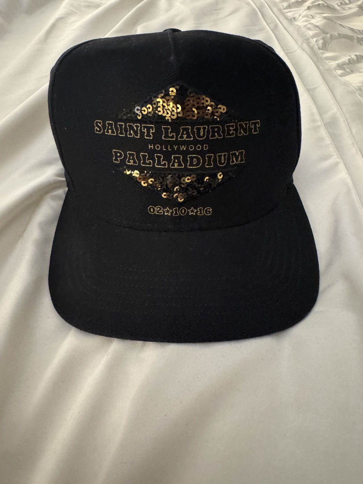 Saint Laurent Paris Saint Laurent Paris Hollywood Palladium Cap Size ONE SIZE - 1 Thumbnail