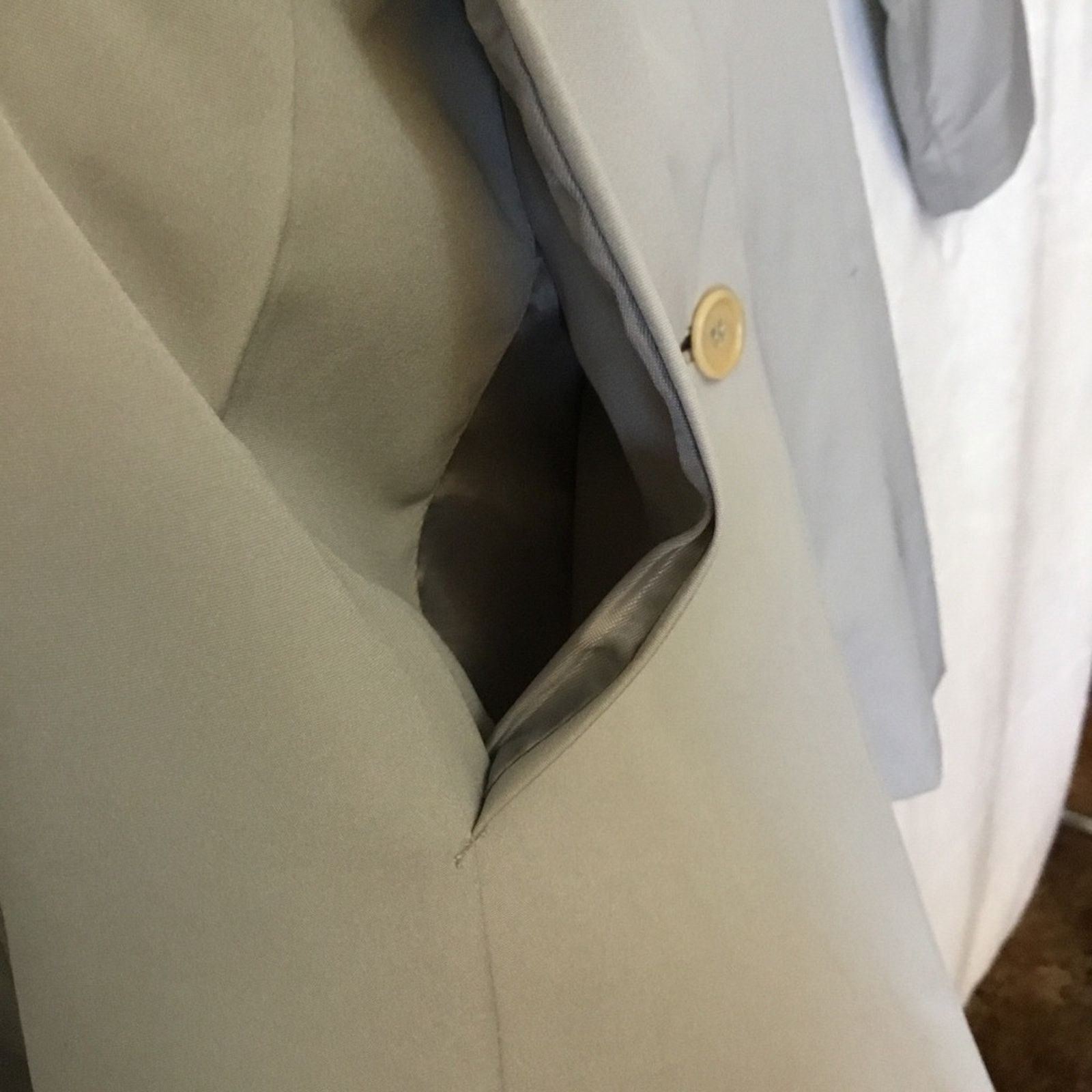 Kenneth Cole Kenneth Cole Reaction Light Gray Classic Rain Coat Size S / US 4 / IT 40 - 4 Thumbnail