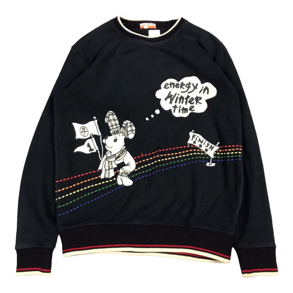 Japanese Brand × Jean Charles De Castelbajac Castelbajac embroidery design sweatshirt Size US S / EU 44-46 / 1 - 1 Thumbnail