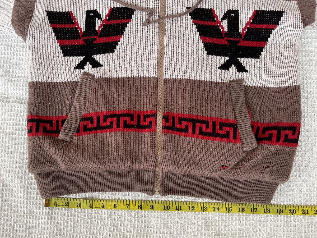Native vintage 80s Thunderbird Eagle native-pattern hoodie Jacket Size US L / EU 52-54 / 3 - 18 Thumbnail
