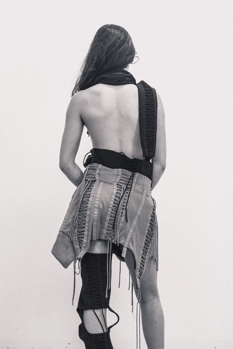 Helmut Lang Helmut Lang size 018Re-edition 03aw pilot rope skirt 2501-N Size 24" / US 00 / IT 34 - 8 Thumbnail