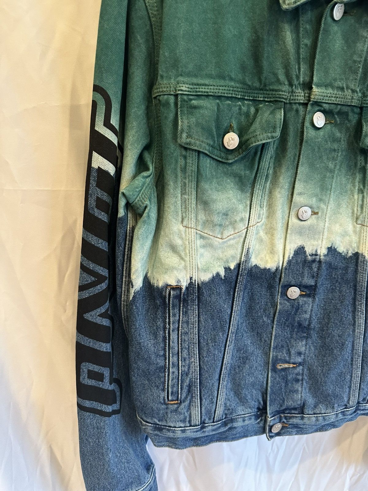Off-White Off-White Denim Jacket Size US L / EU 52-54 / 3 - 2 Thumbnail