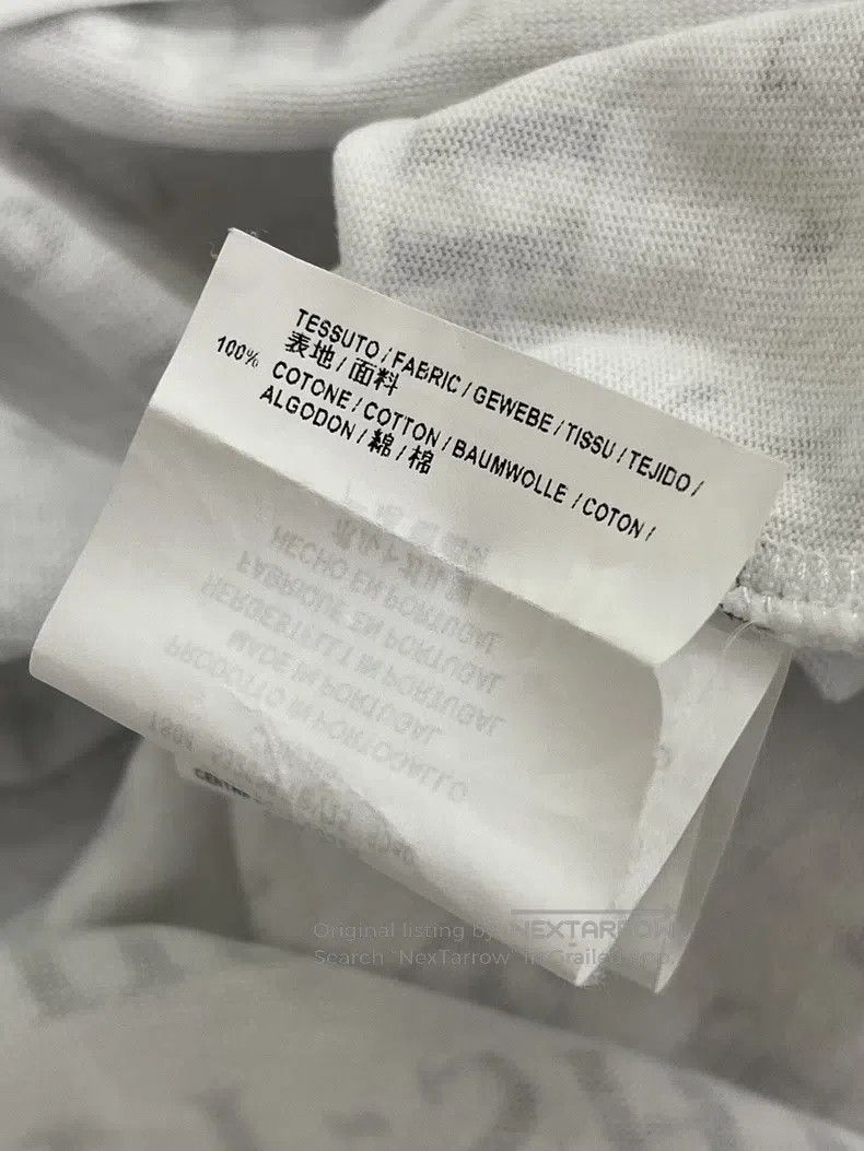 Balenciaga Balenciaga V-Neck White Letter Printed T-Shirt Size US XXS / EU 40 - 5 Thumbnail