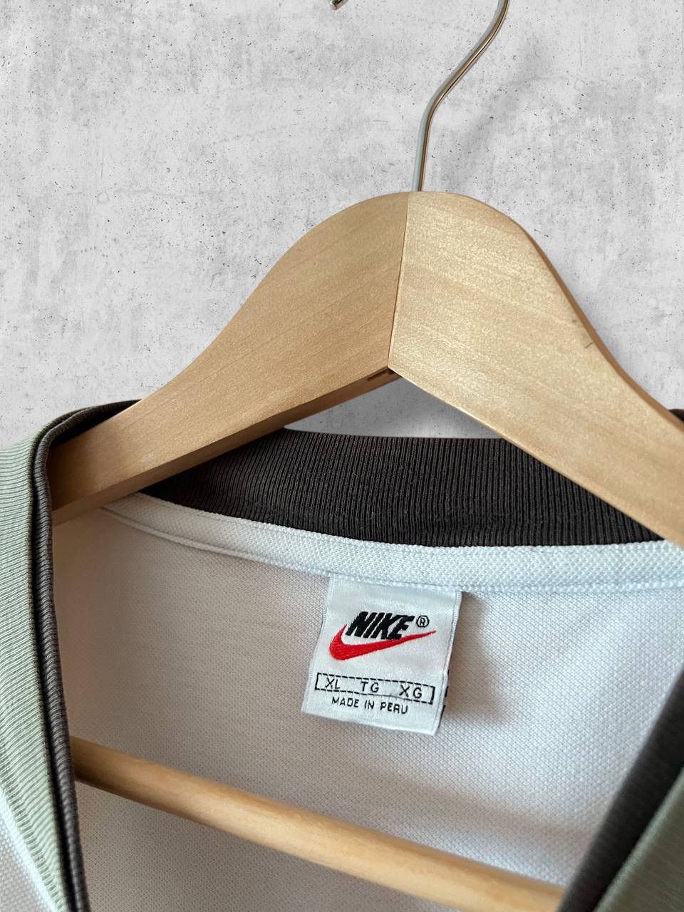 Vintage Nike swoosh centre logo double neck vintage tee t shirt XXL Size US XXL / EU 58 / 5 - 5 Thumbnail